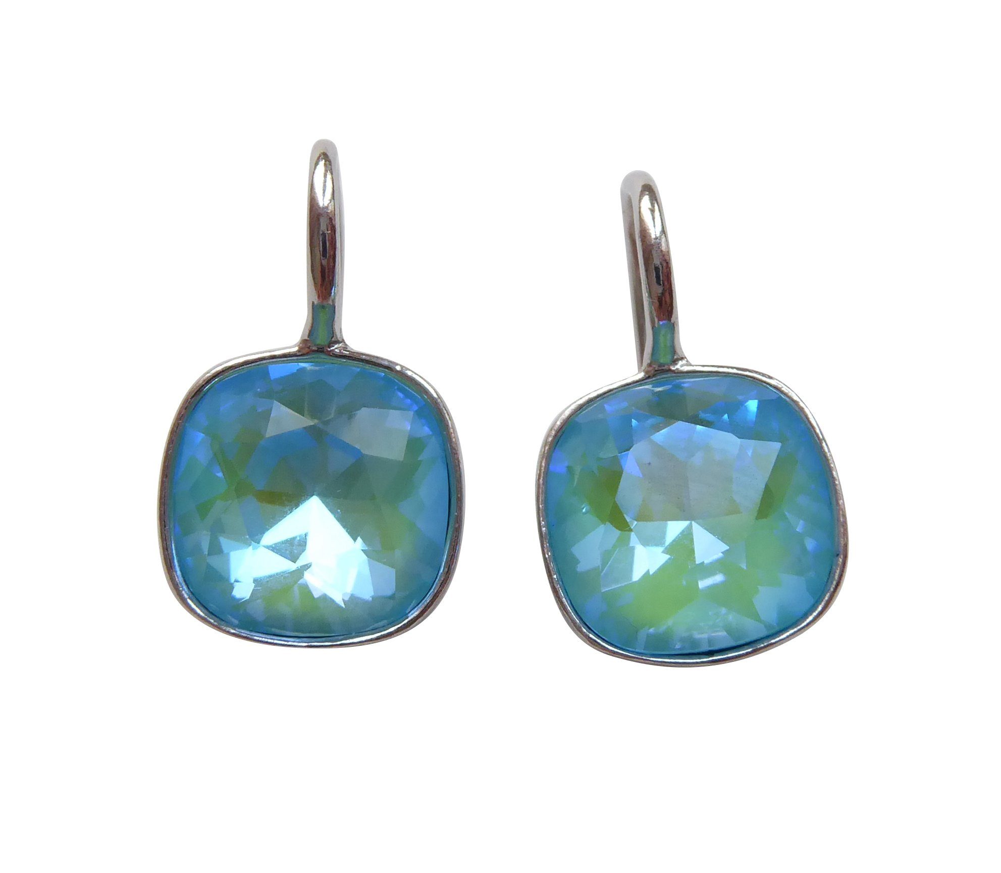 Paar Ohrhänger Rita karibik Sterlingsilber Mode-Farbe stilvoll