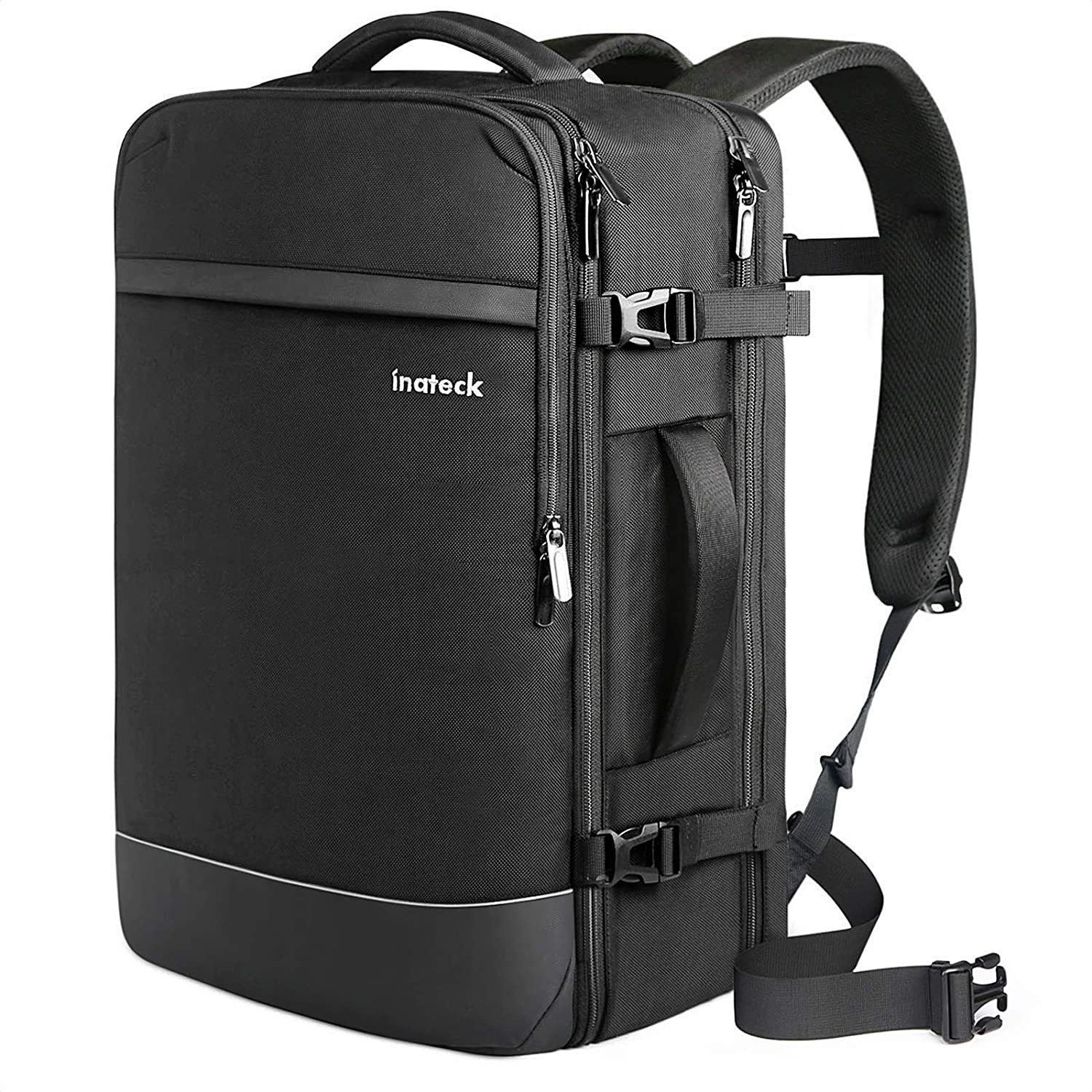 Inateck Reiserucksack 40L Reiserucksack, Handgepäck Flugzeug Rucksack  Diebstahlsicherer Herren Laptoprucksack für 15,6/17/17,3 Zoll Laptops