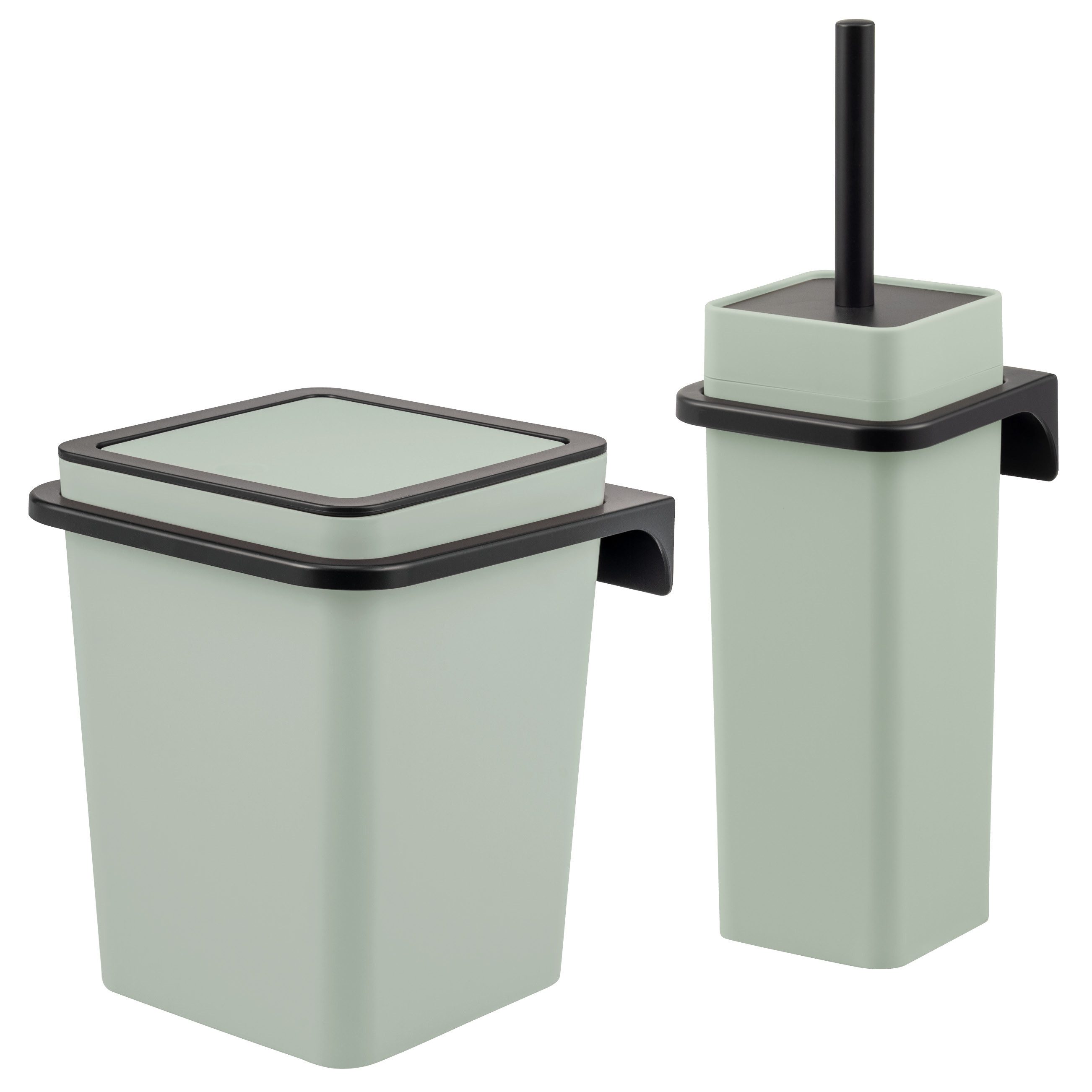 bremermann Badaccessoire-Set 2tlg. Bad-Set SAVONA Softtouch inkl. Wandhalterung, 2 tlg.