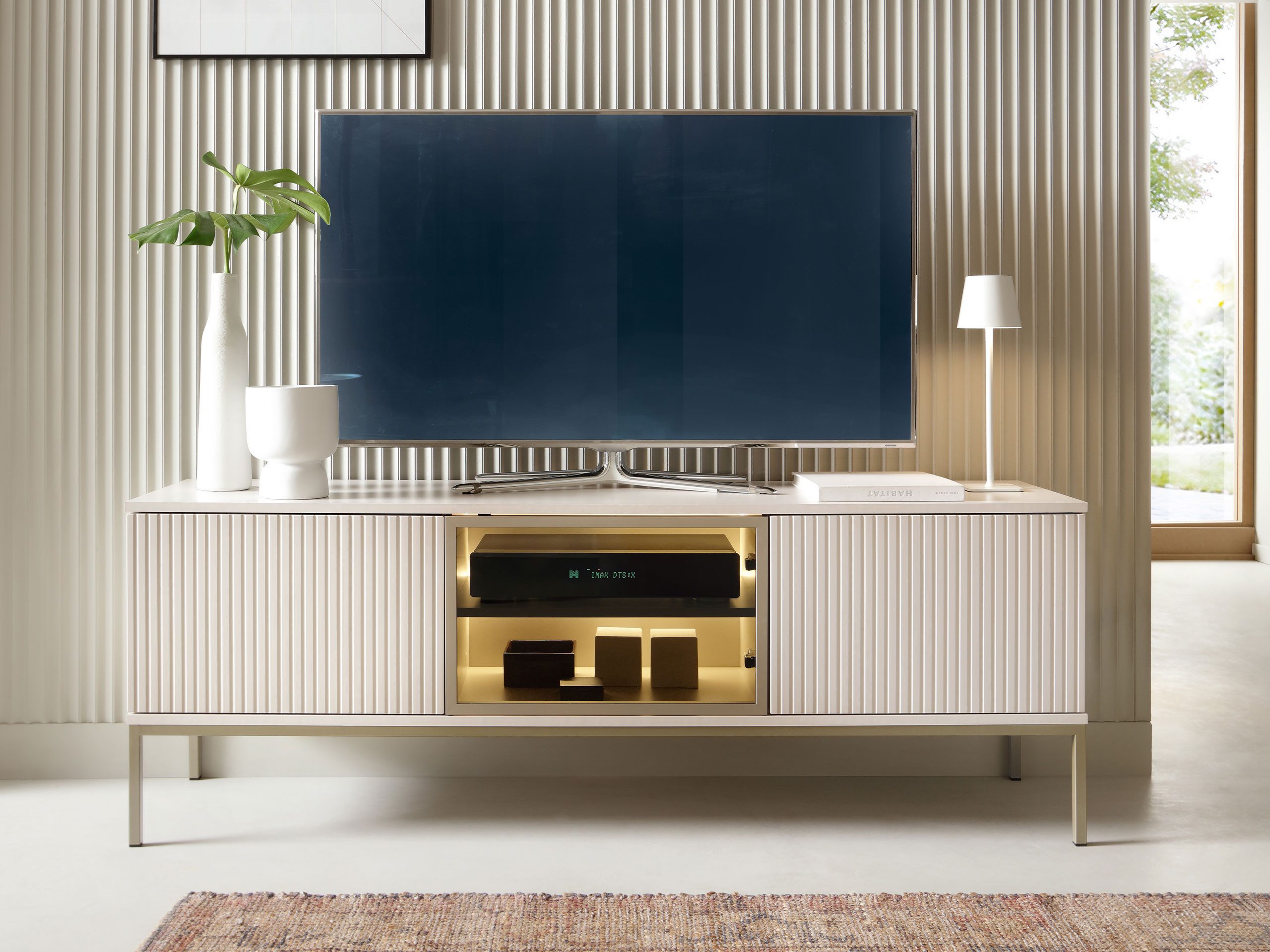MIRJAN24 TV-Schrank Sento RTV154 (mit 3-Drehtüren) günstig online kaufen