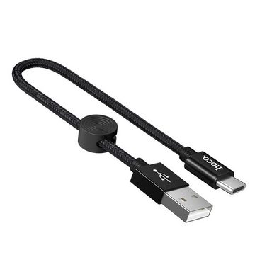 HOCO X35 USB Daten & Ladekabel bis zu 2.4A Ladestrom Smartphone-Kabel, USB-C, USB Typ A (25 cm), Premium Aufladekabel für Samsung, Huawei, Xiaomi uvm.