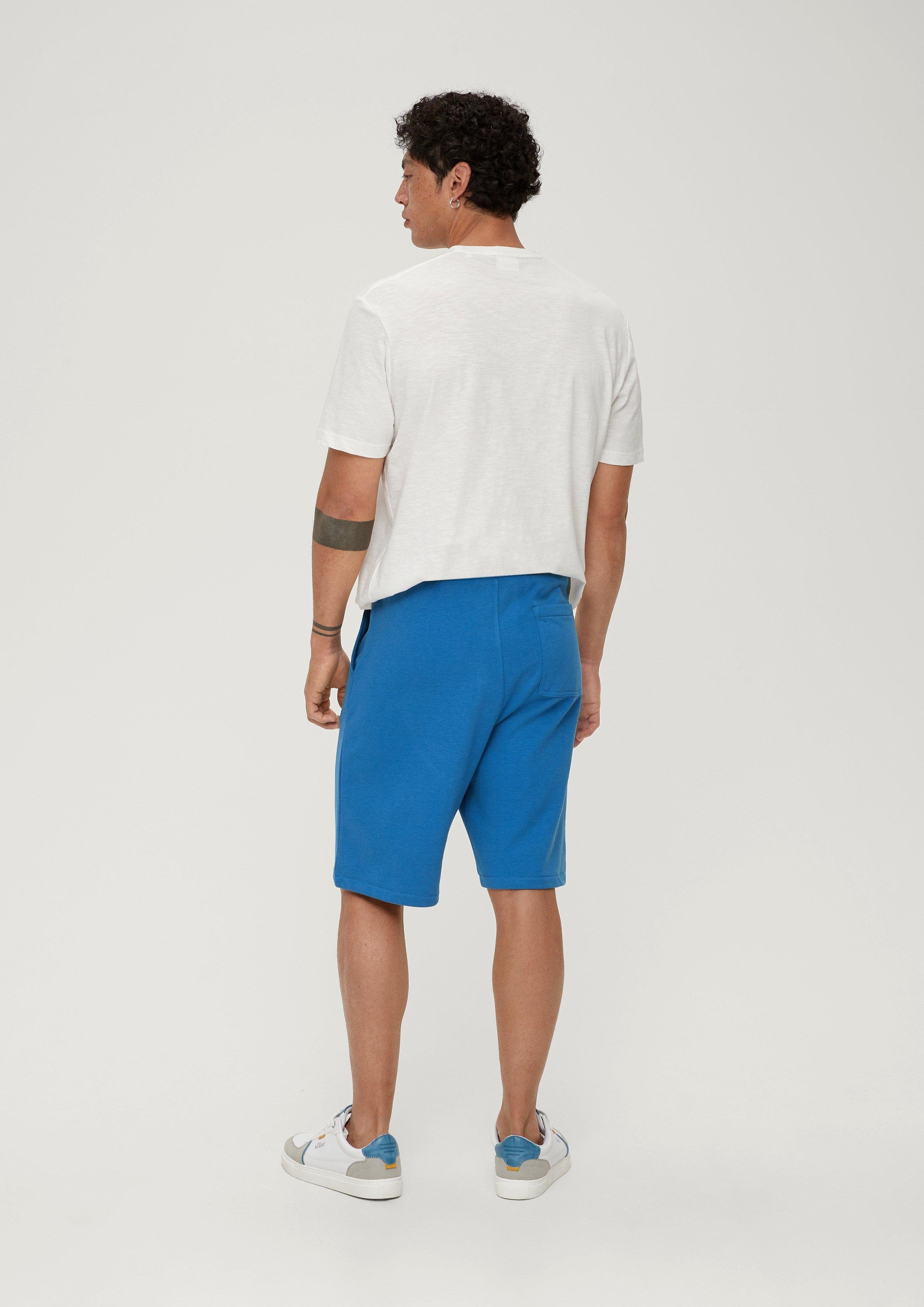 Relaxed: royalblau Bermuda-Jogger Bermudas s.Oliver