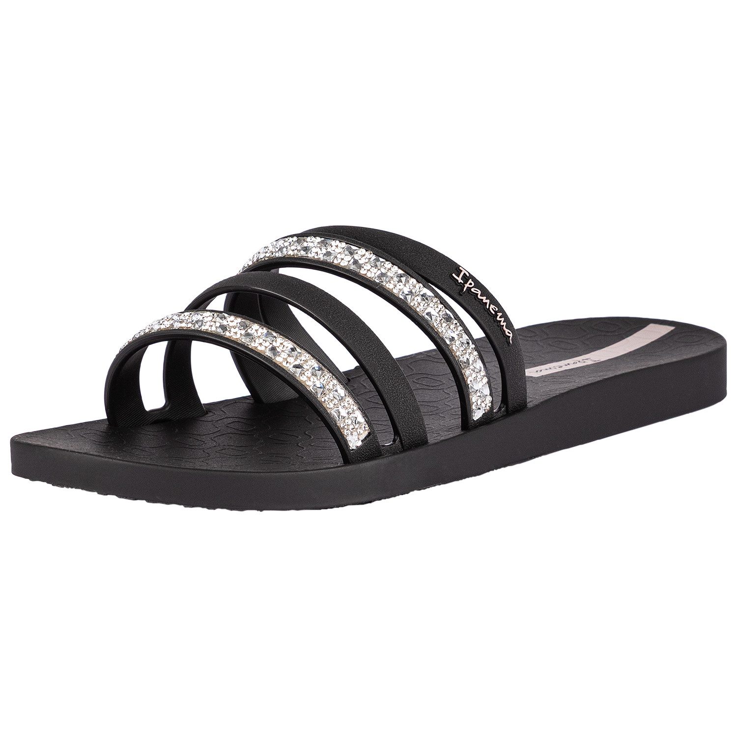 Ipanema CHIC SLIDE FEM - Badelatschen / Slides Pantolette Bade-Slides mit eleganter Metall-Applikation