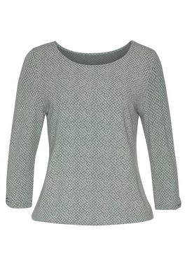 LASCANA 3/4-Arm-Shirt (2er-Pack) mit kleinem Cut-Out am Ärmelsaum