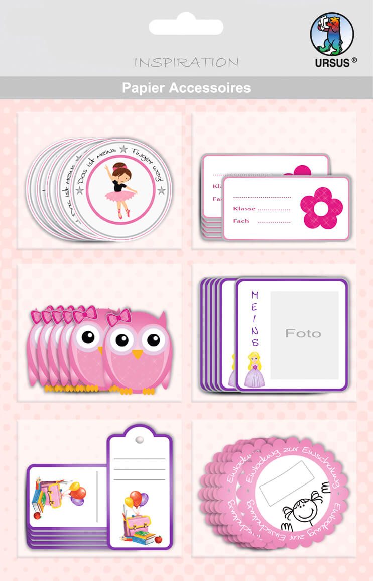Ursus - Ludwig Bähr Schulheft URSUS Papier Accessoires rosa