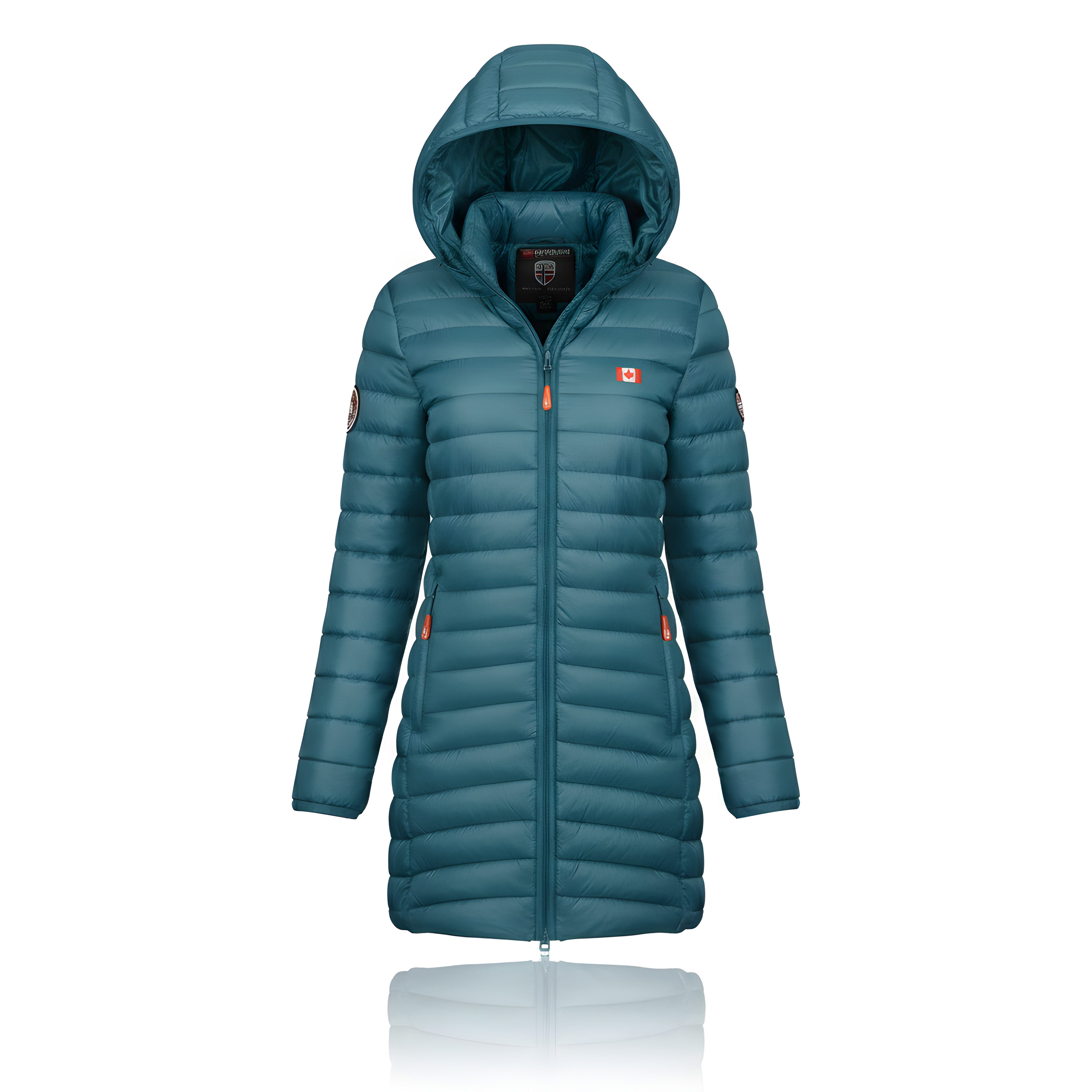 Geographical Norway Steppmantel Damen Outdoorjacke Lange Steppjacke Parka S-2XL