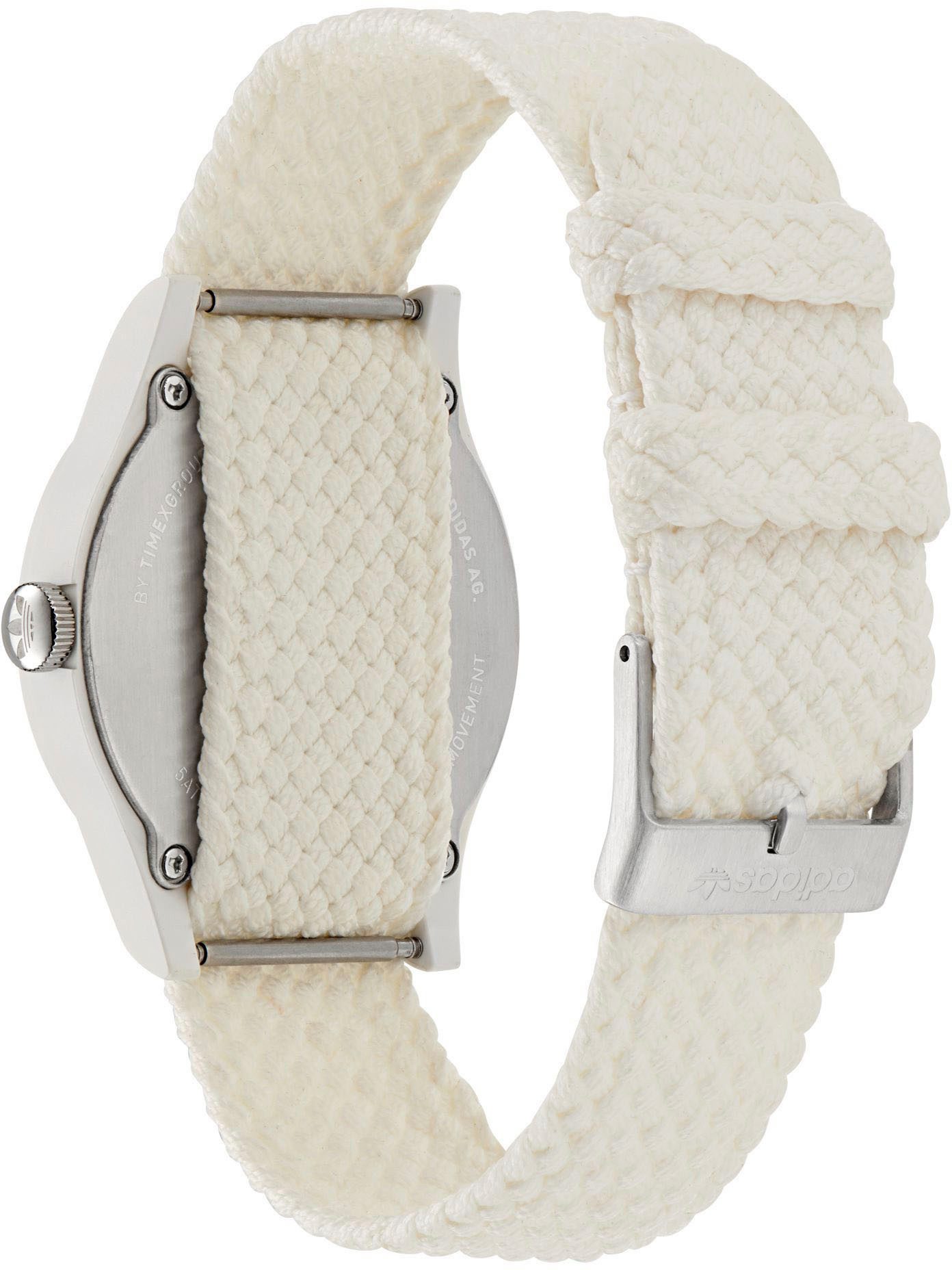 adidas Originals Quarzuhr GAME ONE AOSY250252I, Armbanduhr, Herren, Damen, Nylonarmband, wasserabweisend bis 5 bar