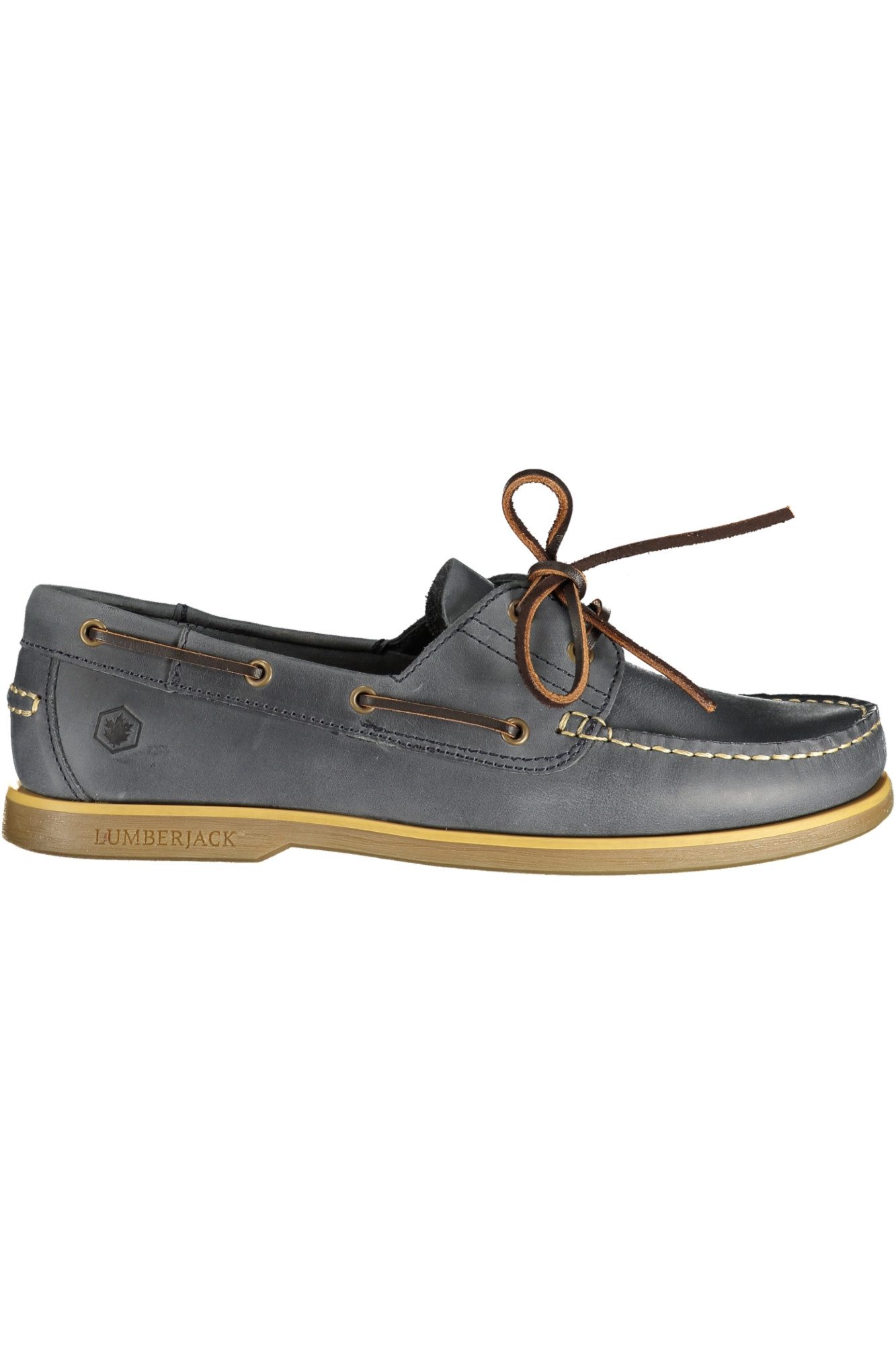 LUMBERJACK Pantolette Klassischer Herrenschuh in Blau mit Kontrastdetails