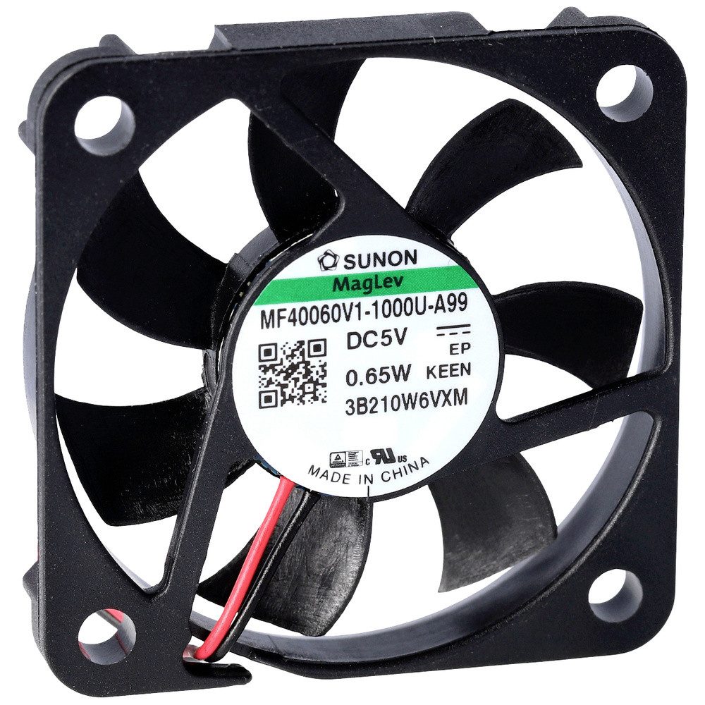 Gehäuselüfter Sunon MF40060V2-1000U-A99 Axiallüfter 5 V/DC 9.34 m³/h (L x B x H) 6 x