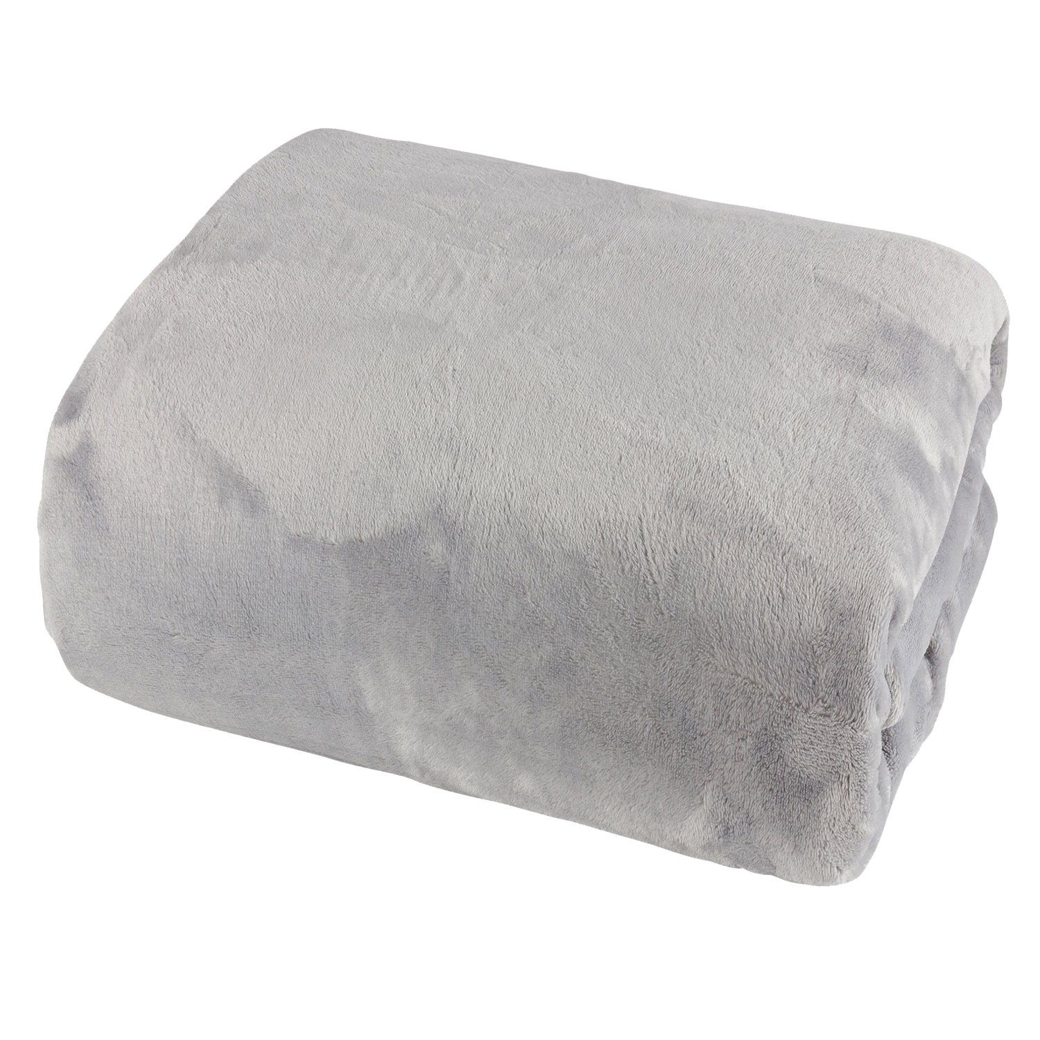 Mojawo Betttuch Cashmere Touch Spannbetttuch 150x200cm grau