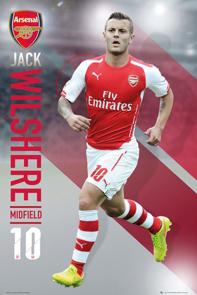 Poster Fußball - Poster - Arsenal - Wilshere 14/15