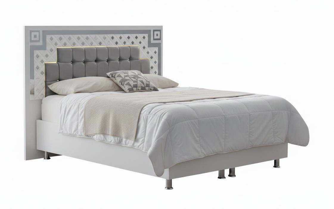 JVmoebel Polsterbett Elegantes Bett im modernen Design für höchsten Schlafkomfort, Made in Europa