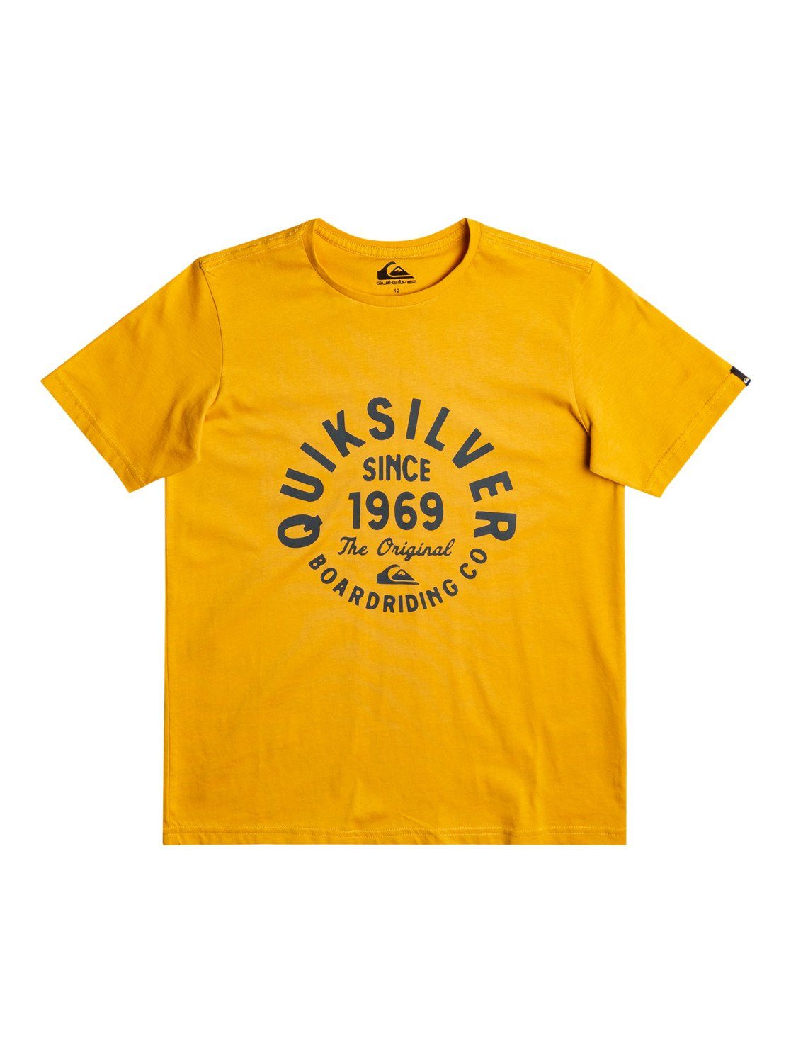 Quiksilver T-Shirt Circled Script Mustard