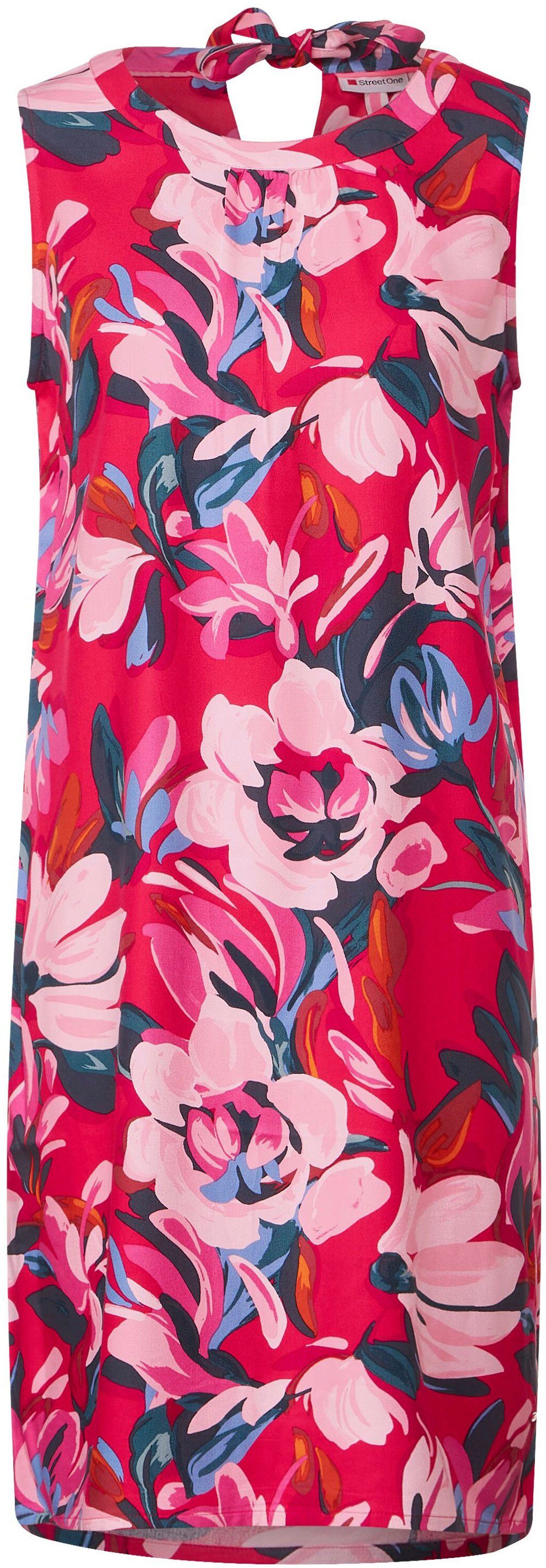 mit schönen, einem ONE Muster berry Sommerkleid STREET floralen rose