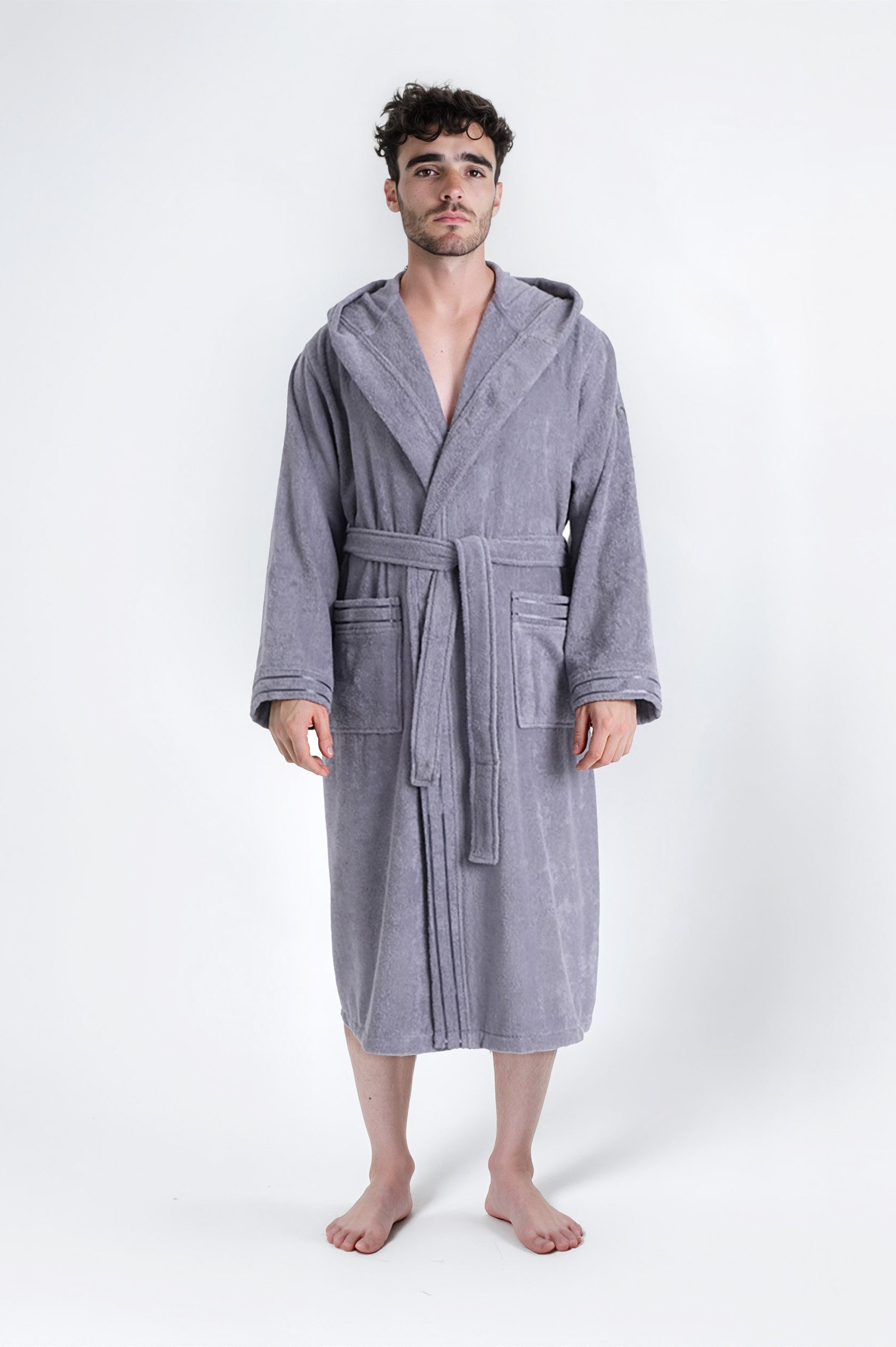 Bruno Banani Herrenbademantel Clement, ideal für Sauna & Spa, Hotelbademant günstig online kaufen