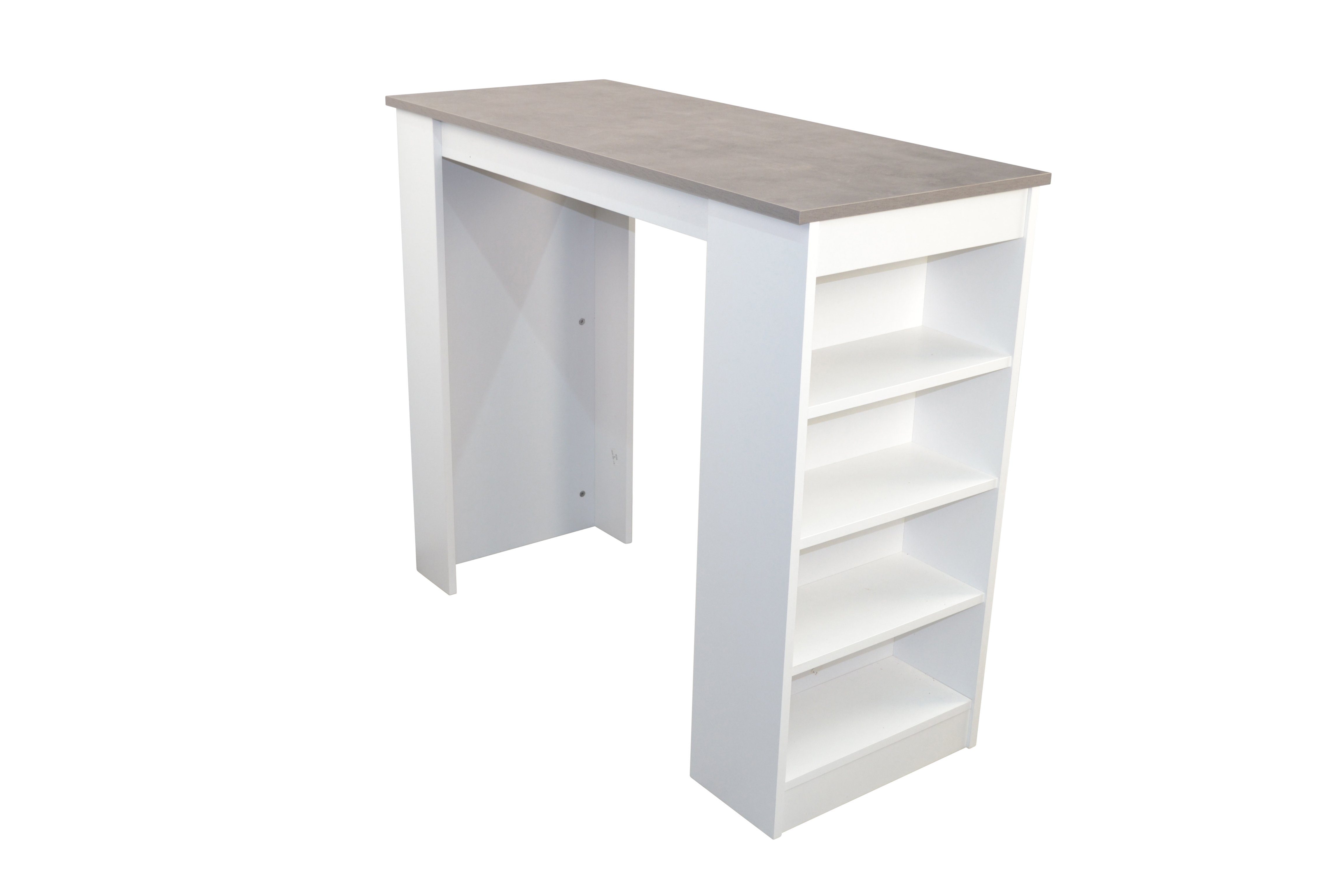 moebel-direkt-online Bartisch Heike (120x51,5 cm, Mit integrierten Regal)