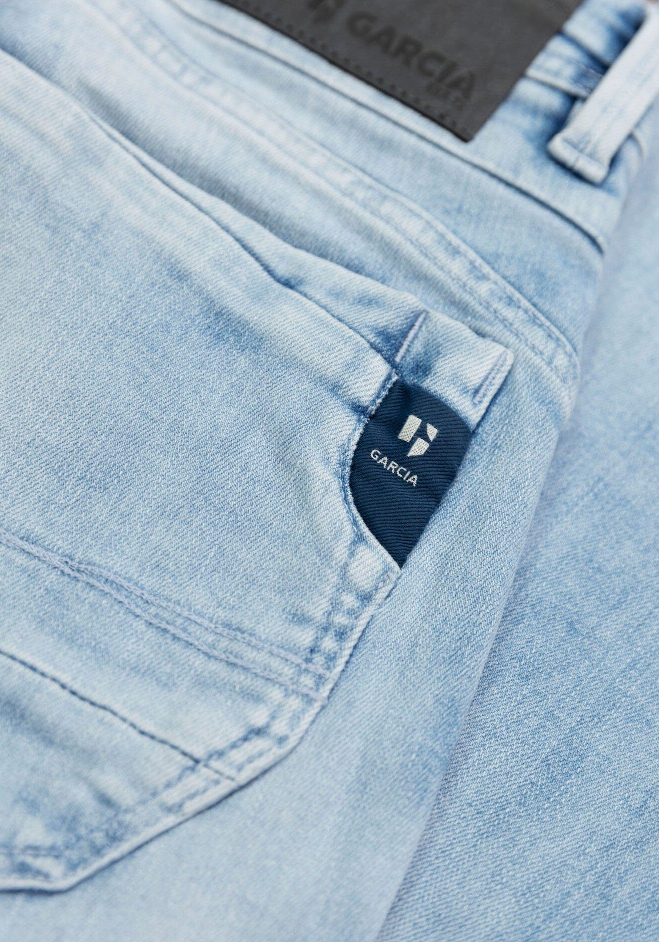 5-Pocket-Jeans Rocko in bleached Garcia verschiedenen Waschungen