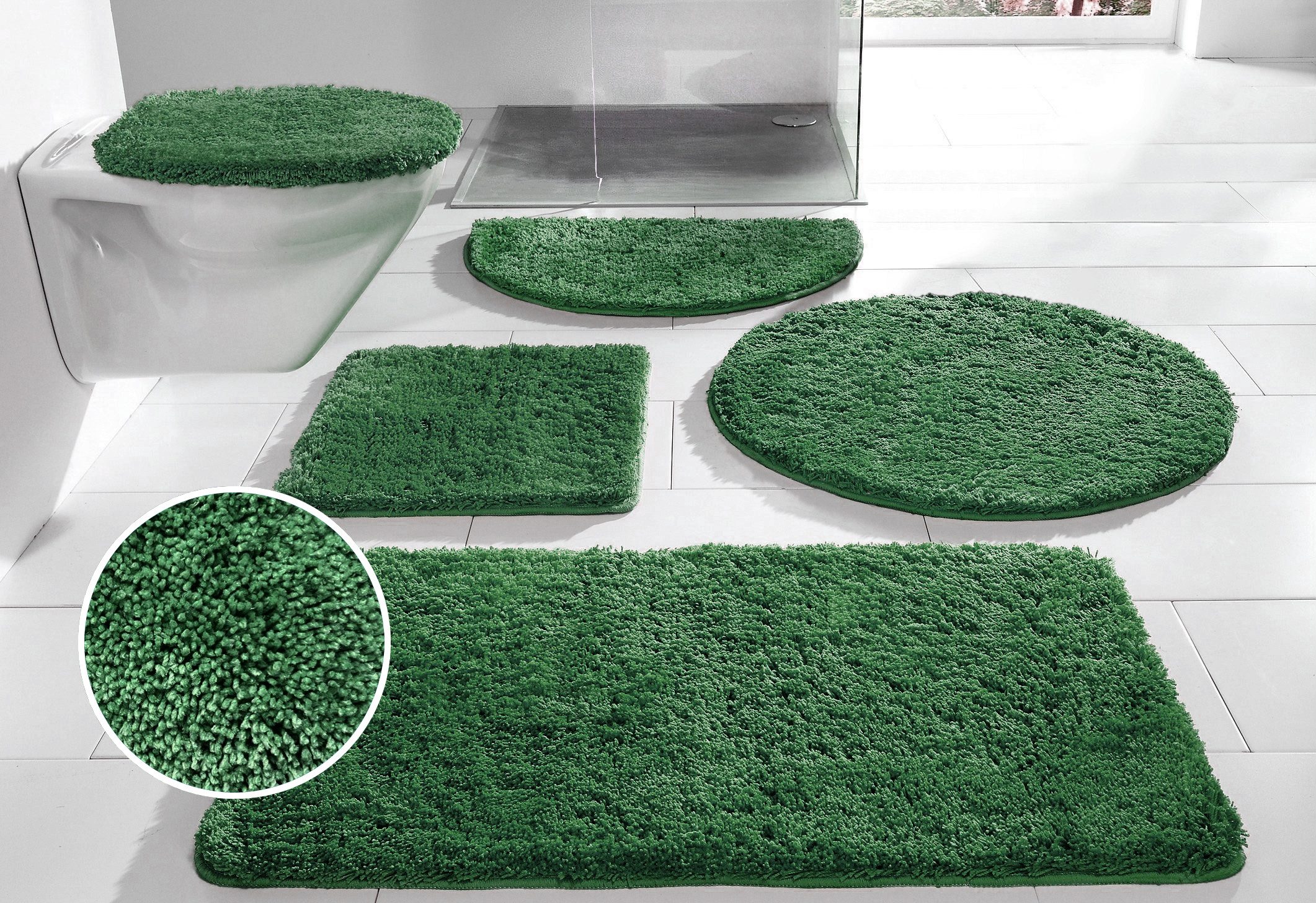 my home Badematte Inga, Badezimmer Teppich, günstig online kaufen