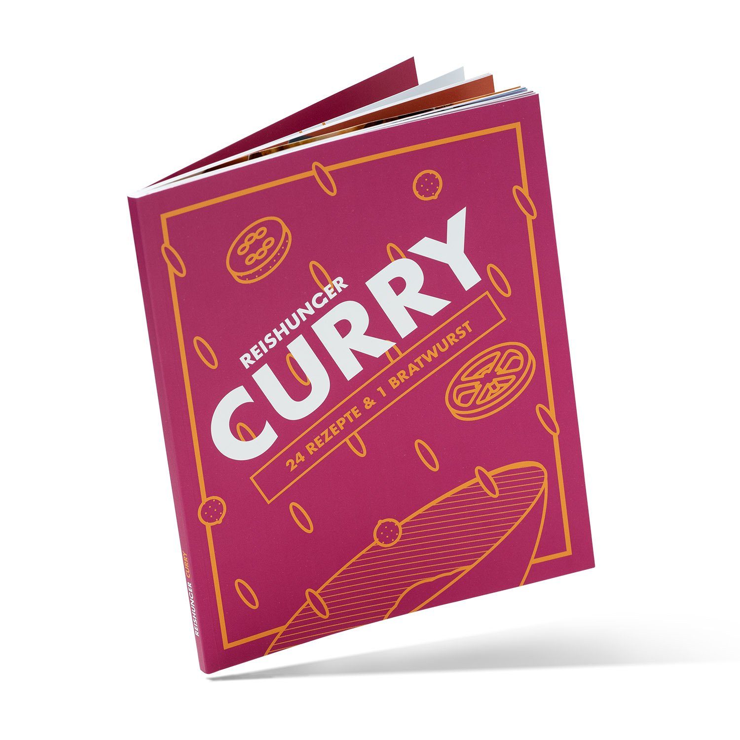 Reishunger Skizzenbuch Reishunger Curry Kochbuch, 24 Rezepte & 1 Bratwurst, 25 vegetarische und vegane Rezepte aus aller Welt, die auch mit Fisch & Fleisch funktionieren