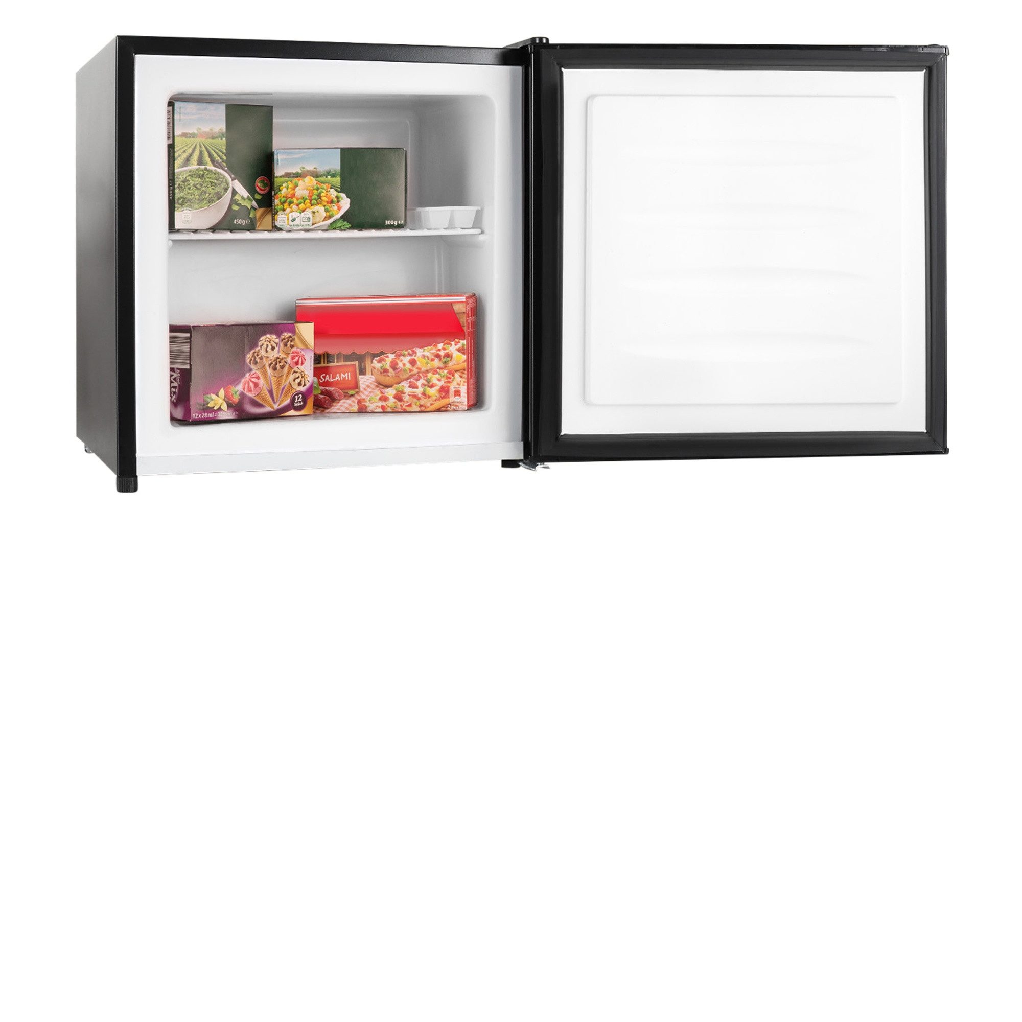 Klarstein Gefrierschrank Garfield Gefrierschrank 4-Sterne 35L 65W 2 Etagen -18 bis -24°C 10045911, 47 cm hoch, 47 cm breit, Tiefkühlschrank freistehend Gefriertruhe Gefrierschrank groß Kühltruhe