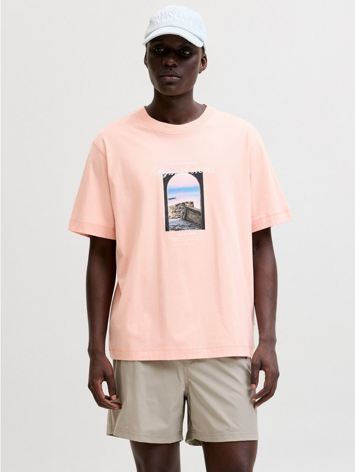 Jack & Jones T-Shirt JORNORREBRO PHOTO TEE SS CREW NECK Baumwolle, relaxed fit