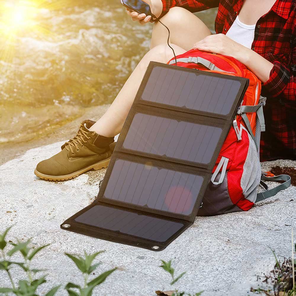 Faltbares Solarladegerät Solarpanel Monokristallin Solarmodul GLIESE 60W Iphone laptop, für Solarmodul