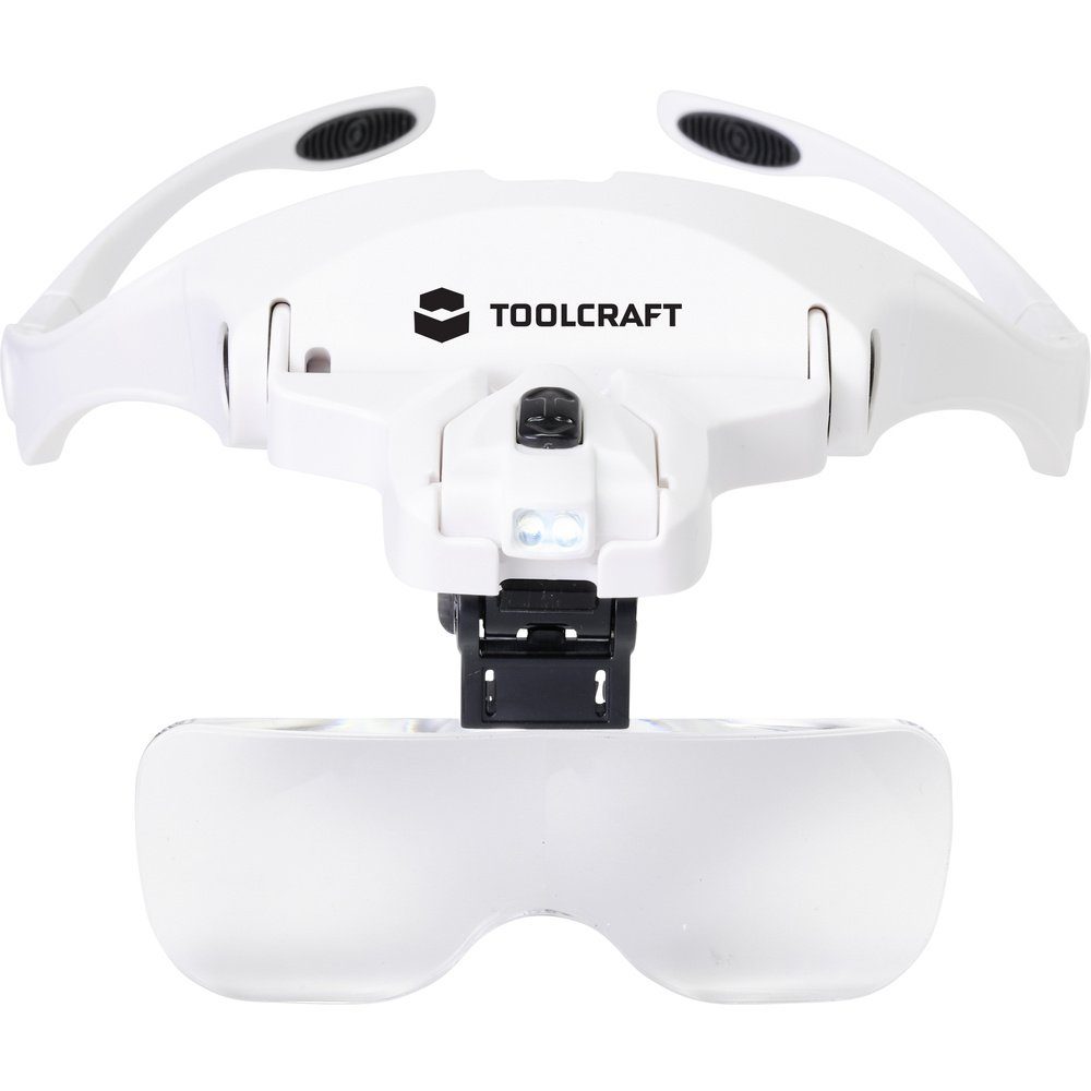 TOOLCRAFT Handlupe TOOLCRAFT 2469761 Lupenbrille mit LED-Beleuchtung Vergrößerungsfaktor – Bild 5 von 5