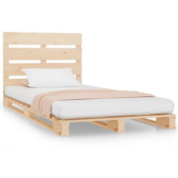 vidaXL Bett Massivholzbett Kiefer 75x190 cm