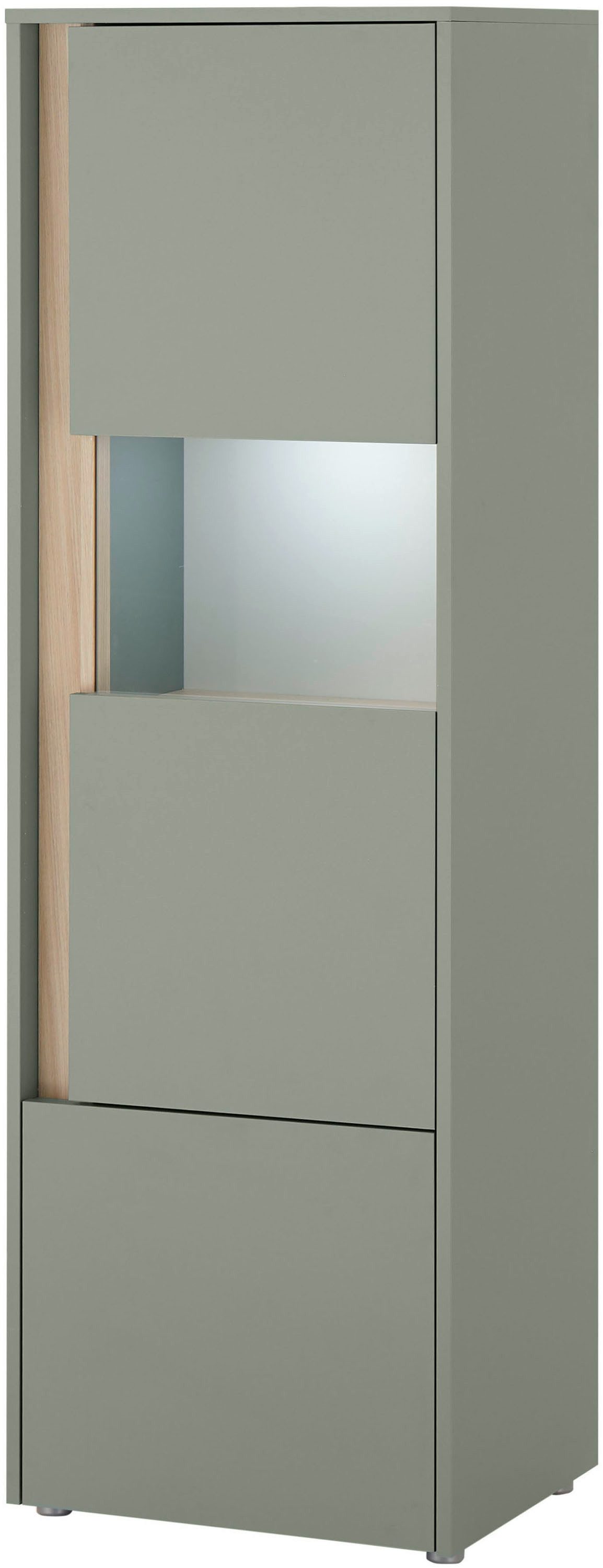 Home affaire Vitrine City/Giron, moderner Hochschrank, Glasvitrine zeitlos, modern, ausreichend Stauraum, vielseitig einsetzbar