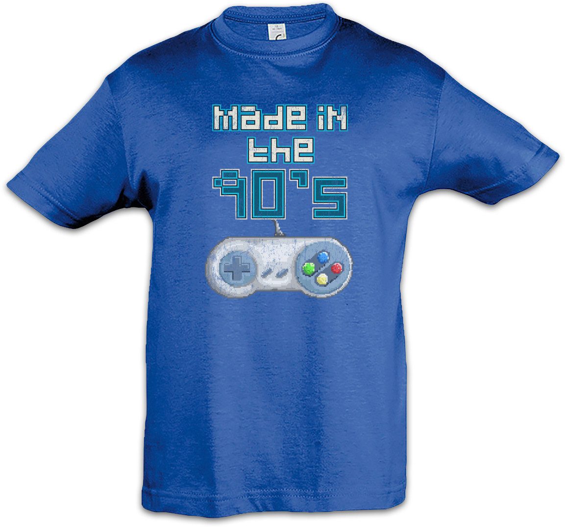 Print-Shirt Made In The 90's Kinder T-Shirt Gamer Pixel Retro Joypad VG Arcade 8