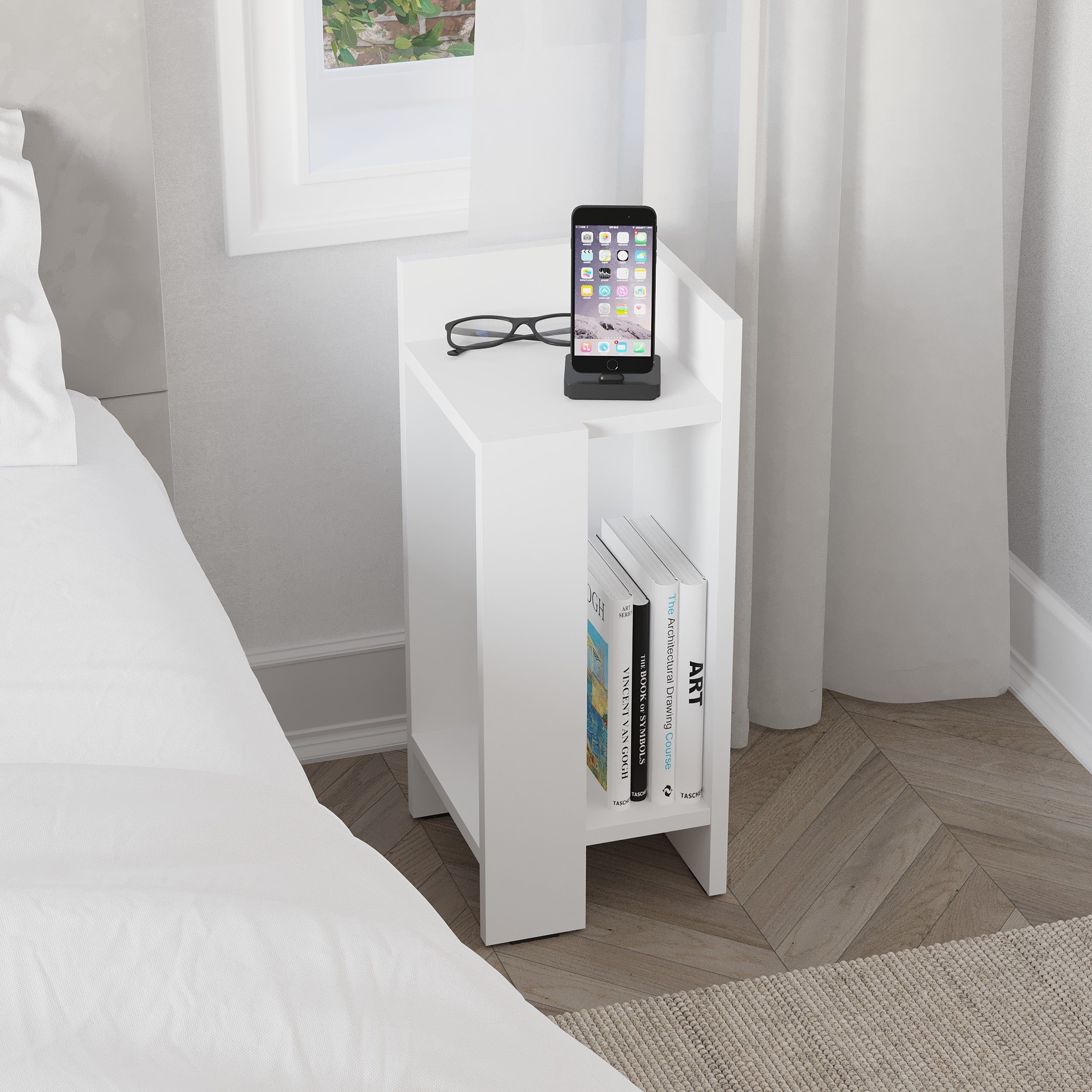 Decortie Nachttisch Elos (pack, 1 Nachttisch), Modern Nachttisch Rechtes Mo günstig online kaufen