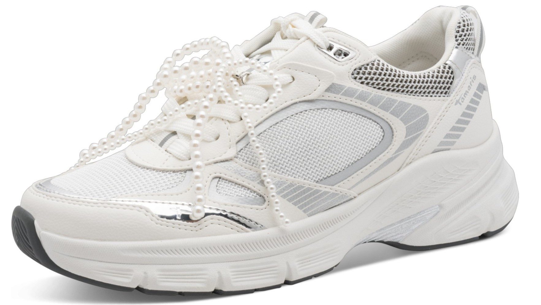 1-23799-46 101 White Pearl Sneaker