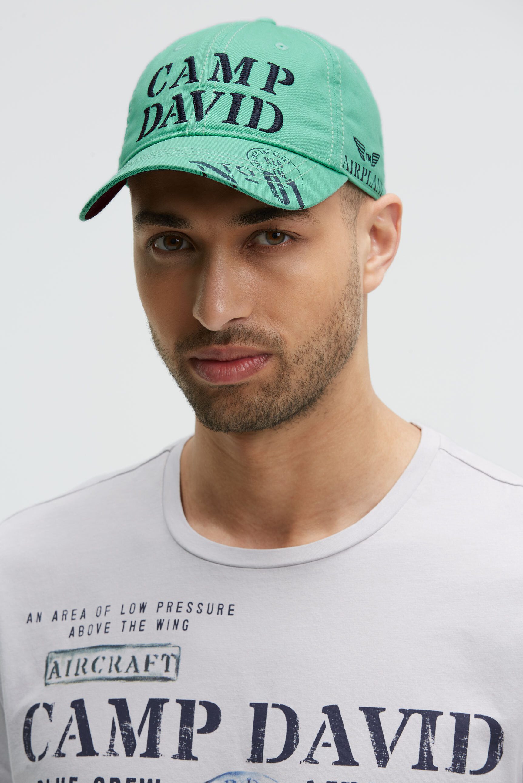 camp david Baseball Cap mit verstärktem Schirm