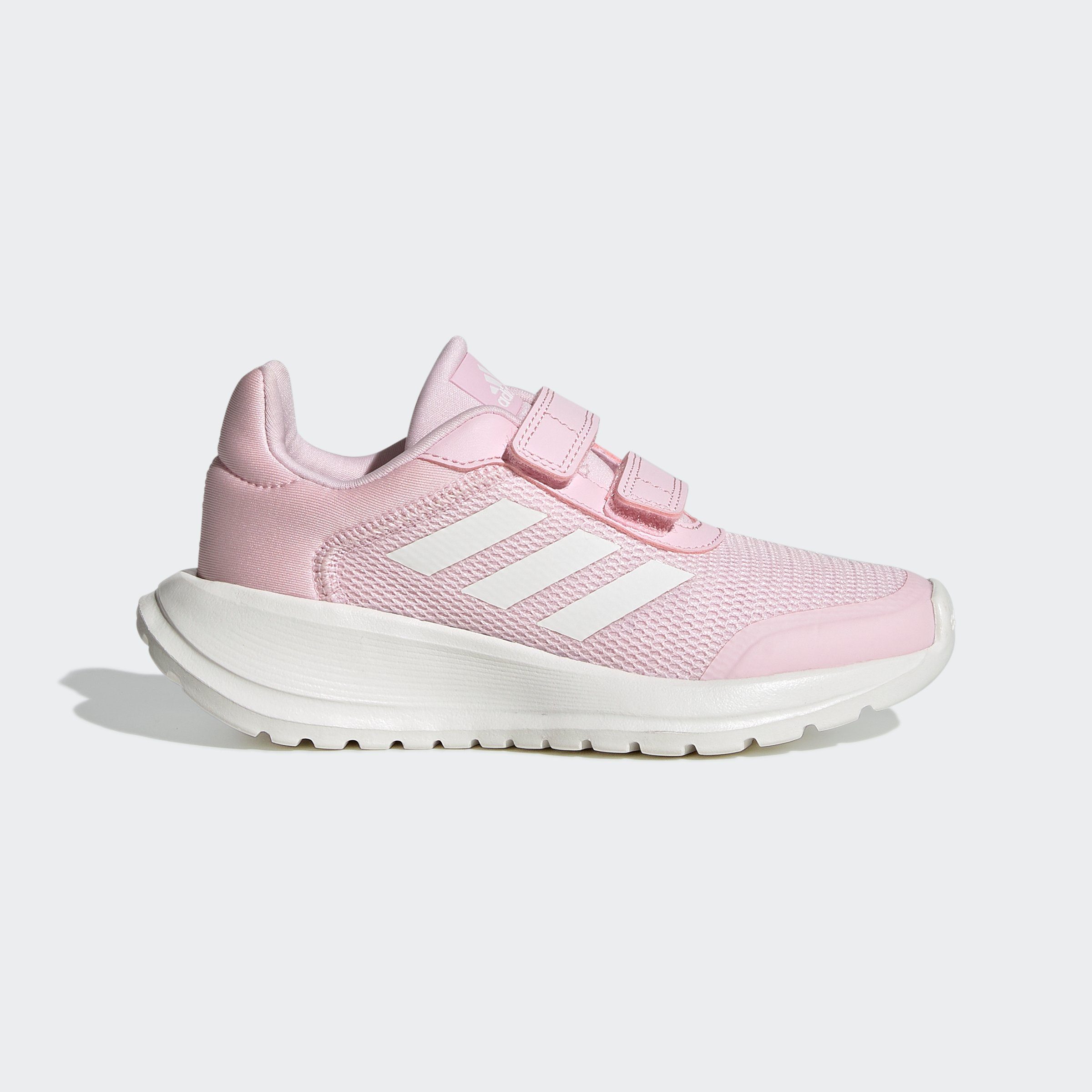 Pink Klettverschluss mit White Sneaker Clear Core / / RUN Pink Sportswear Clear TENSAUR adidas