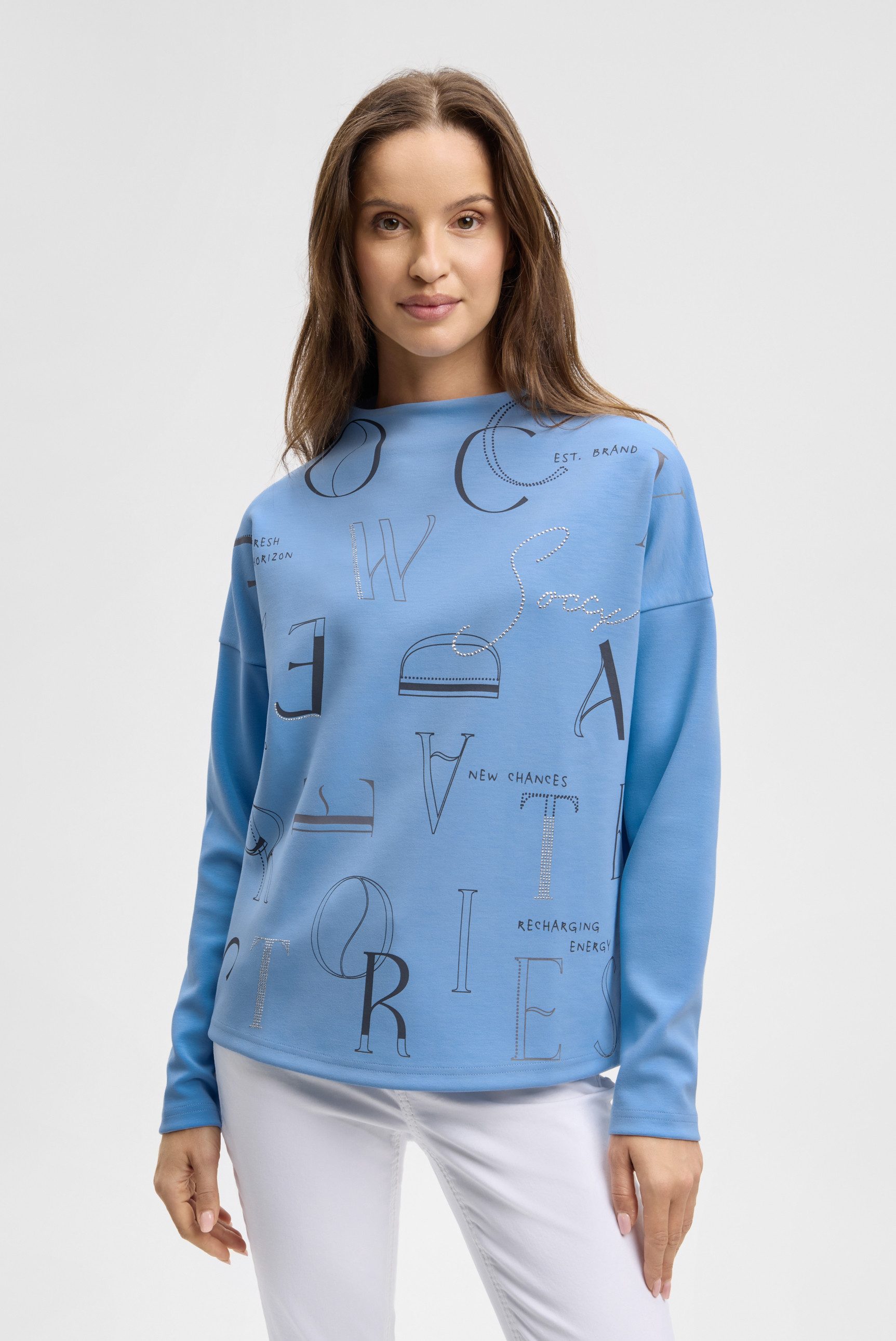 SOCCX Sweater mit überschnittenen Schultern günstig online kaufen