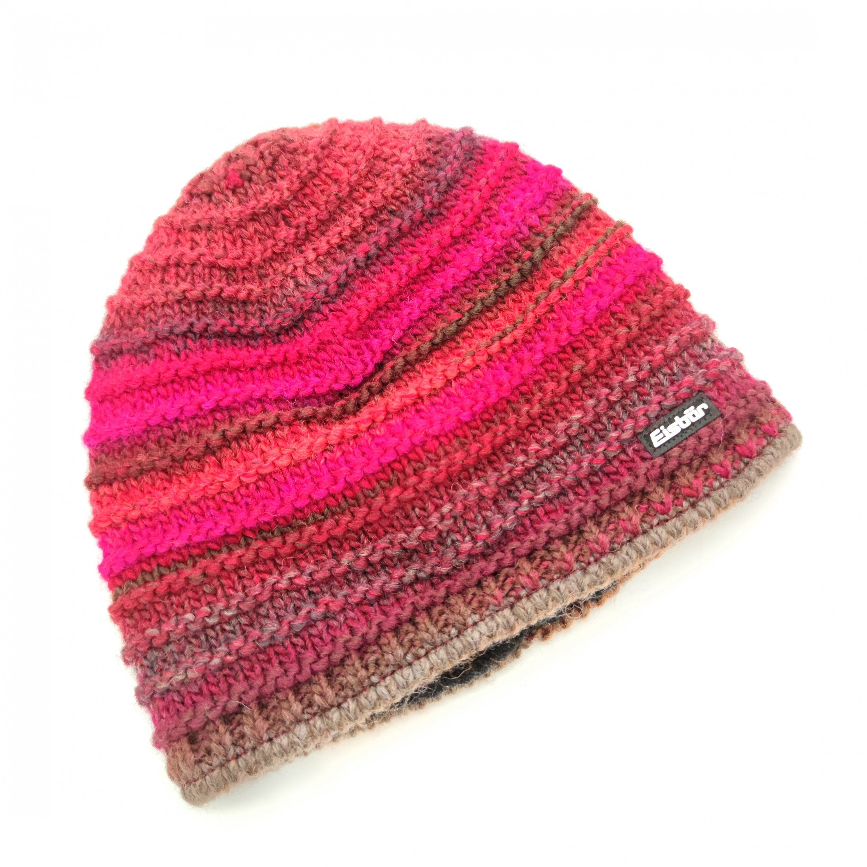 Eisbär Strickmütze Strickmütze Mikata bordeaux