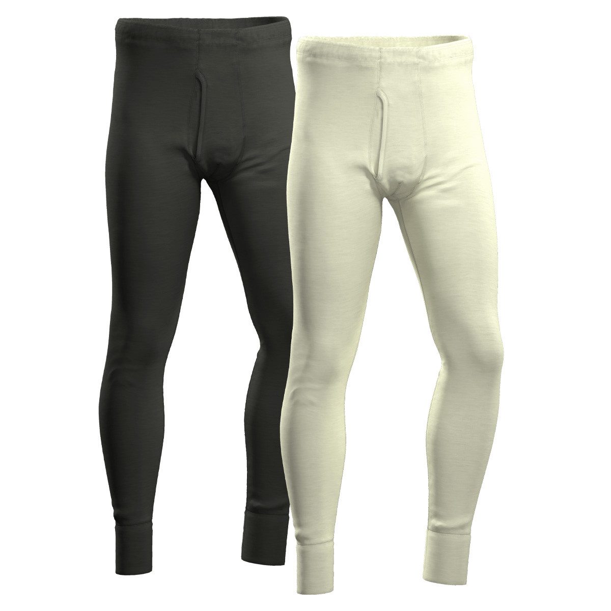 HERMKO Lange Unterhose 40550 Herren lange Unterhose aus Merinowolle / Tencel