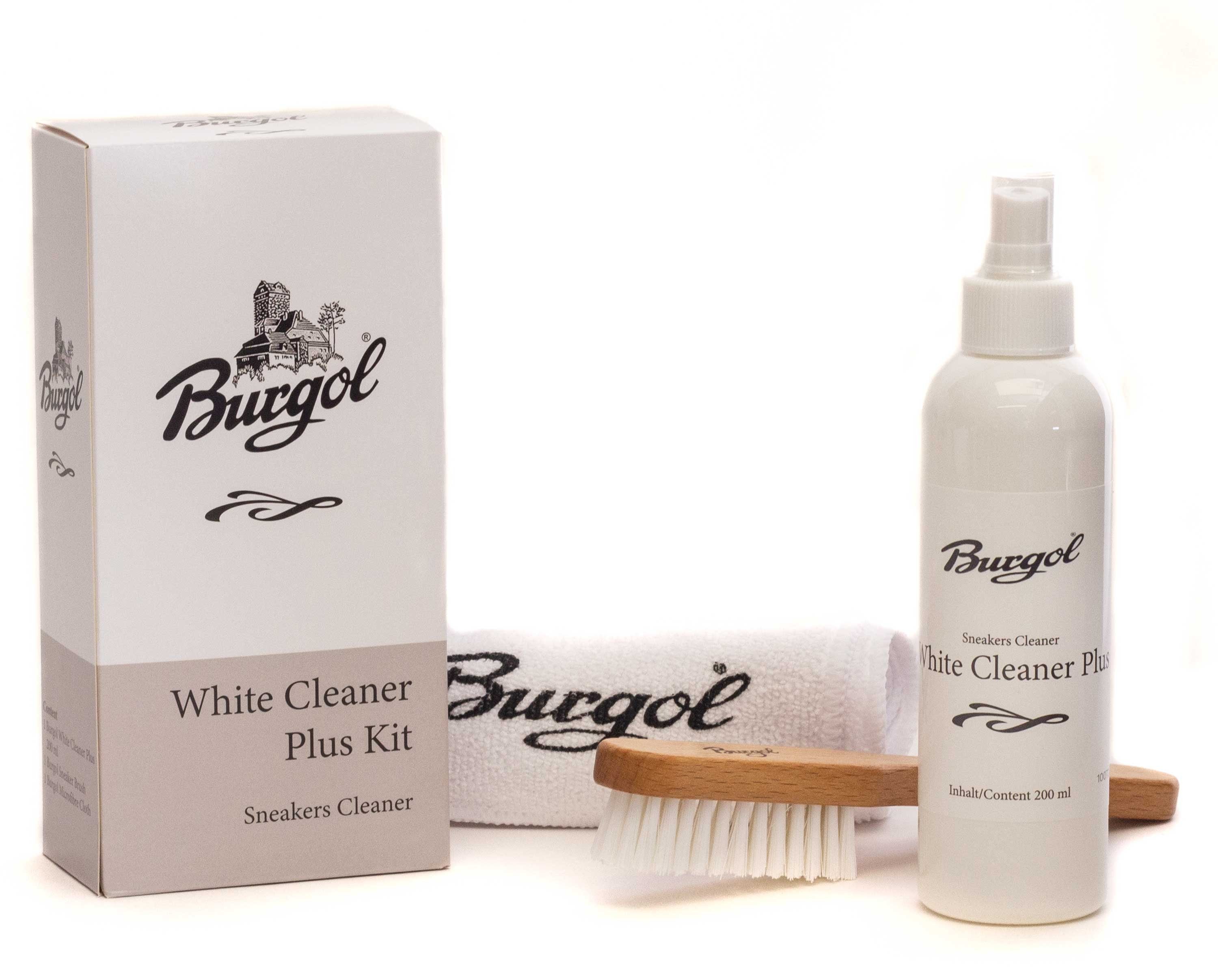 Burgol SET Burgol White Cleaner Plus Sneakerpflege Kit 200 ml Lederpflege