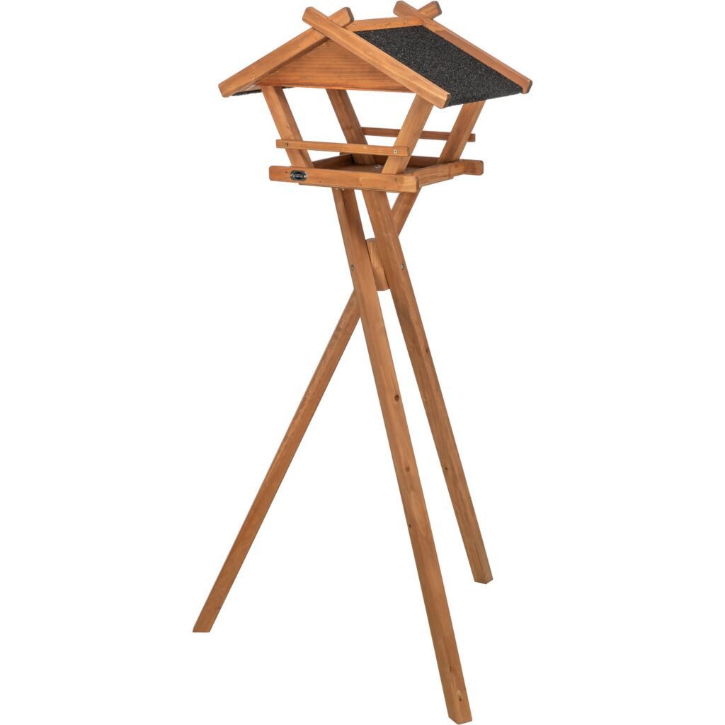 TRIXIE Vogelhaus Futterhaus - braun - 52 × 34,5 × 33,5 cm/1,34 m