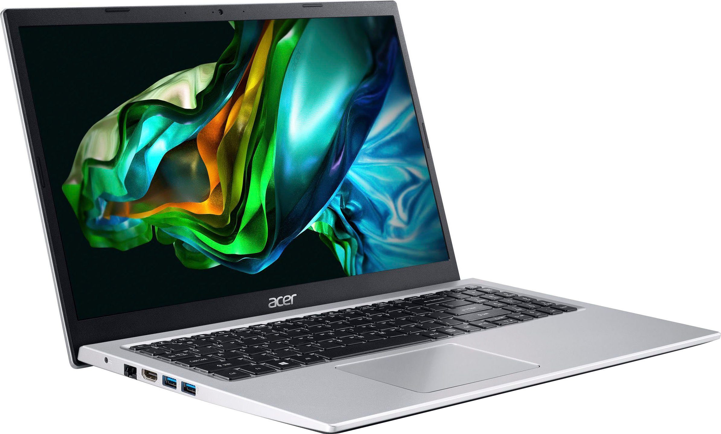 1115G4, (39,62 Graphics, SSD) cm/15,6 A315-58-34UQ 512 Intel 3 Notebook UHD Zoll, i3 GB Aspire Acer Core