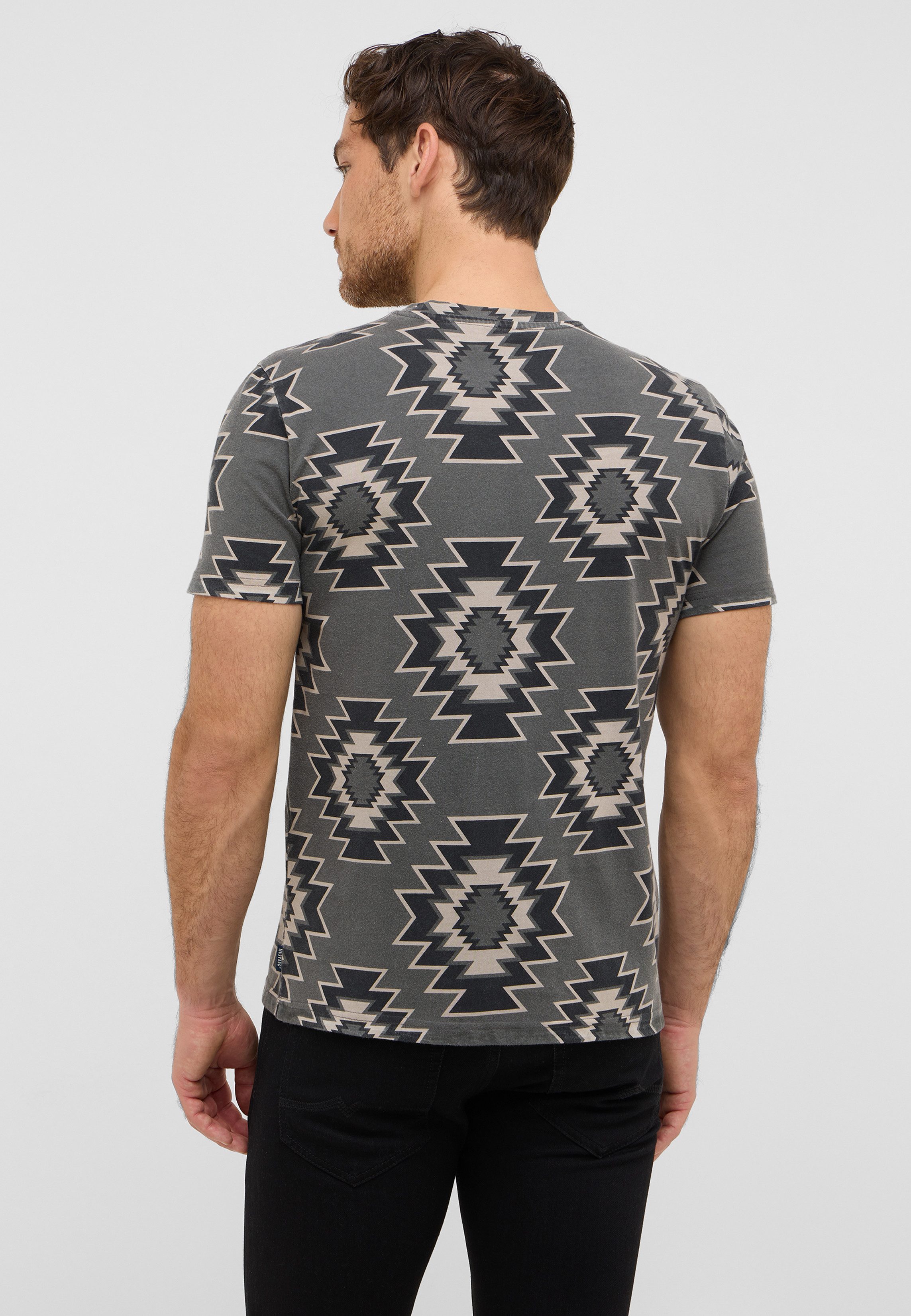 MUSTANG T-Shirt Style Austin mit Ethno- Druck günstig online kaufen