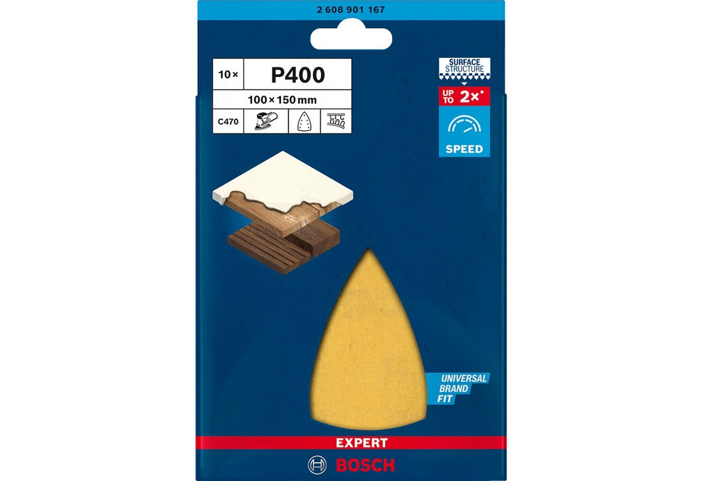 Thumbnail - Bosch Professional Schleifscheibe Bosch Professional Expert C470 Schleifblatt, 100 x