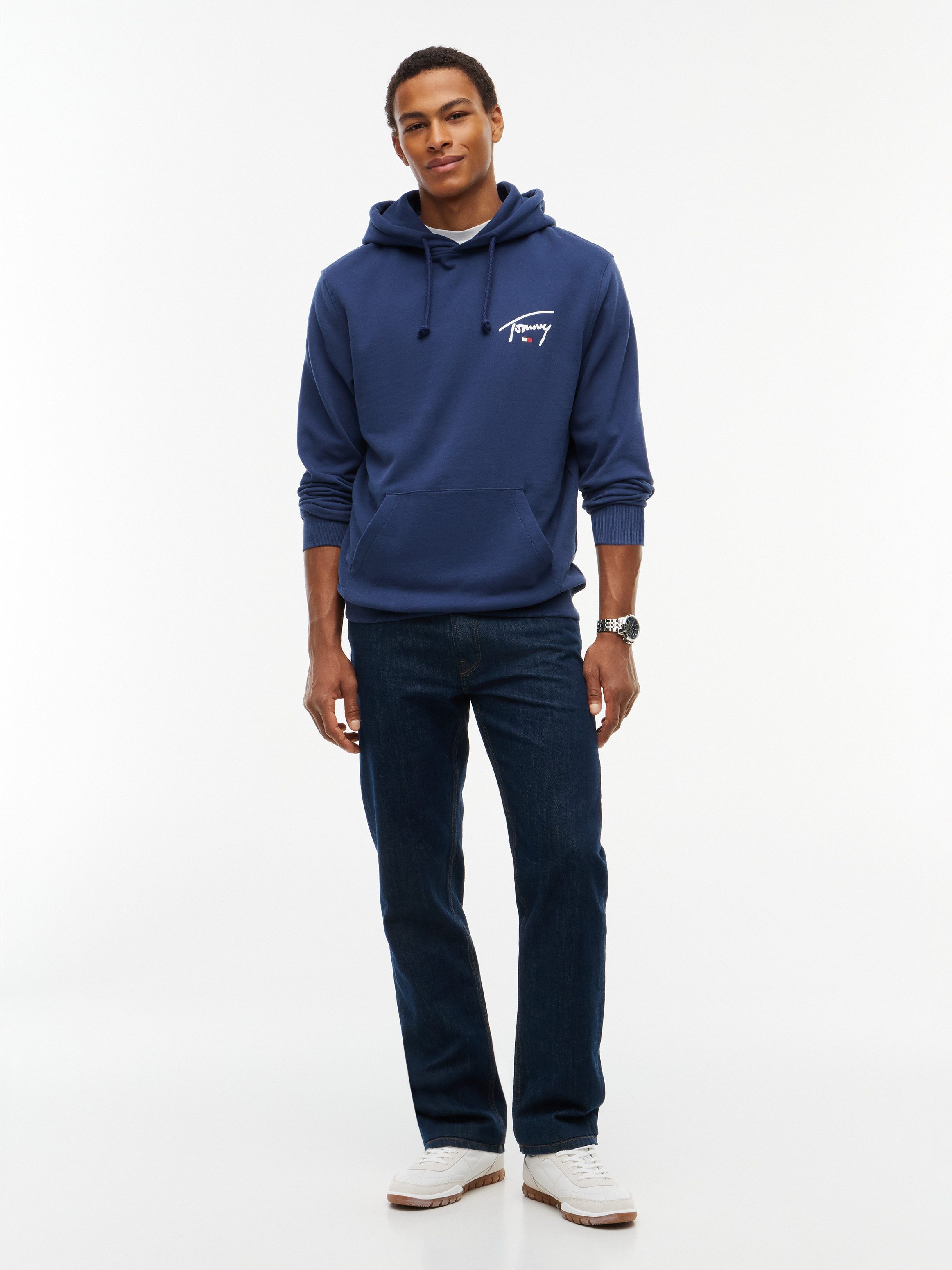 Tommy Jeans Kapuzensweatshirt REGULAR ENTRY SIGNATURE HOOD Regular fit mit Kapuze – Bild 4 von 5