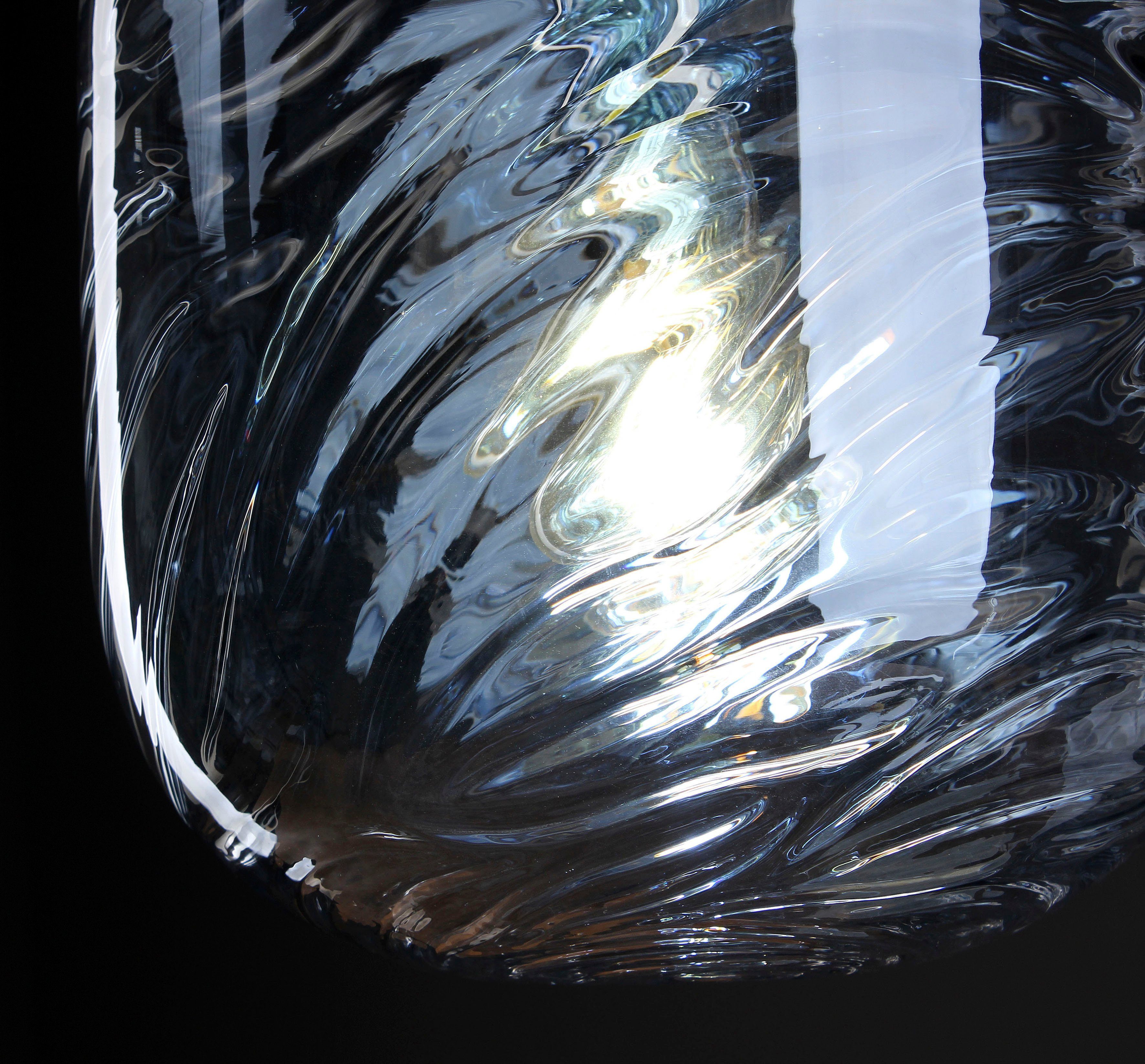 Hängeleuchte hochwertiges Glas Leuchtmittel wechselbar, ECO-LIGHT Nereide,