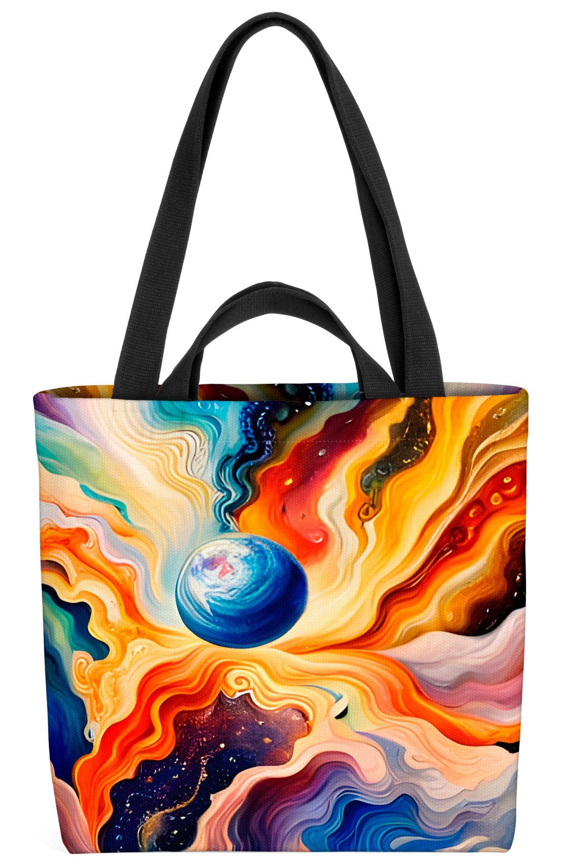 Henkeltasche New galaxies (1-tlg), raum schöpf kosmos Weltall hell Age VOID planet Planet Plakat