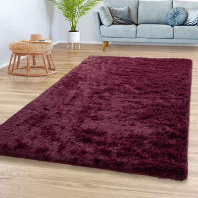 Hochflor-Teppich Teppich Wohnzimmer Hochflor Langflor Shaggy Weich, TT Home, Läufer, Höhe: 37 mm