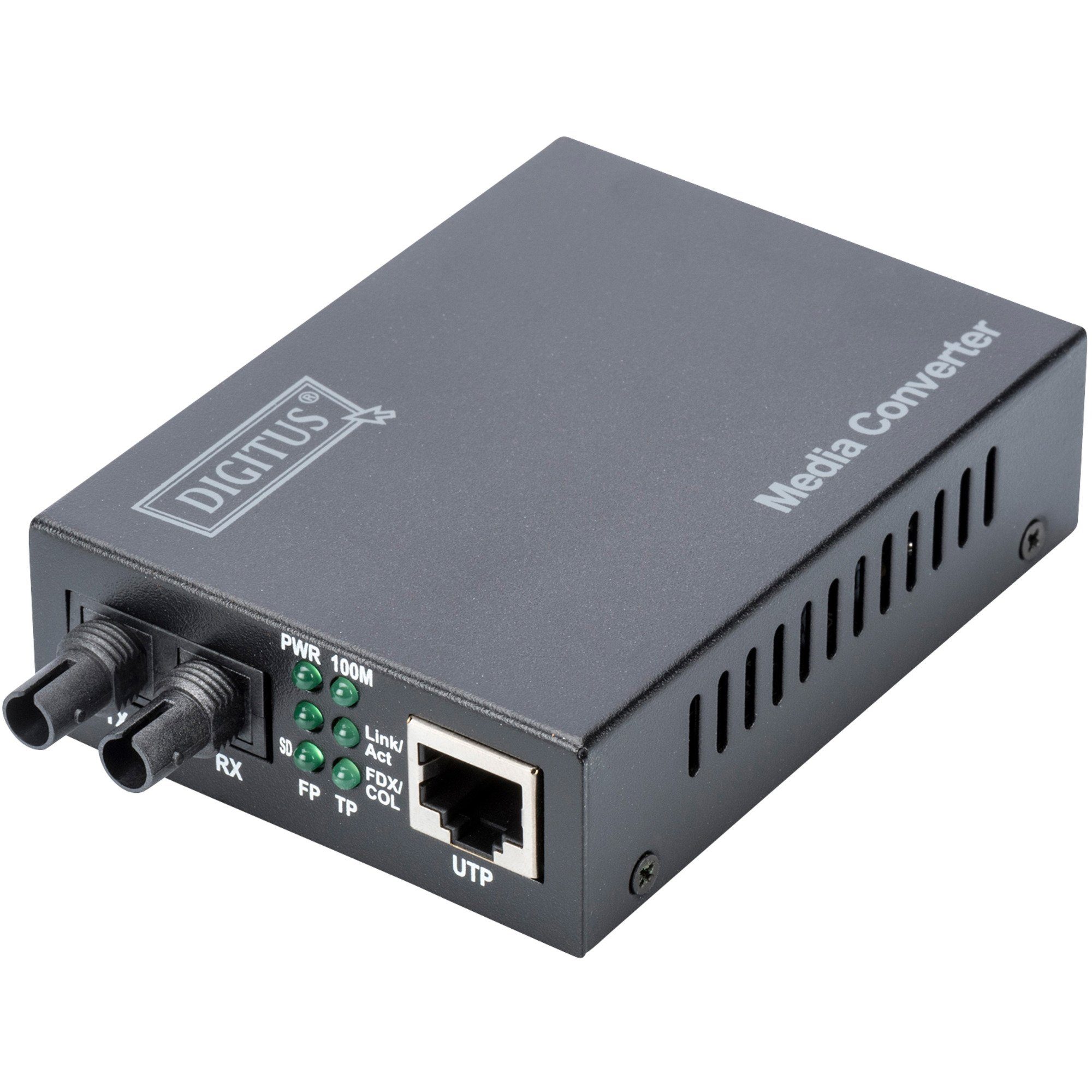 Digitus Fast Ethernet Medienkonverter RJ-45 auf LAN-Kabel