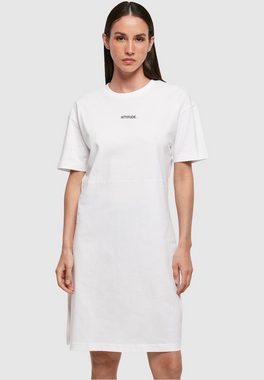Merchcode Shirtkleid Merchcode Damen Ladies Attitude Oversized Slit Tee Dress (1-tlg)