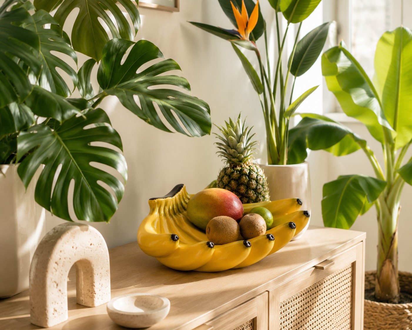 Wurm Obstschale Otto Obstschale Banane aus Keramik, Keramik