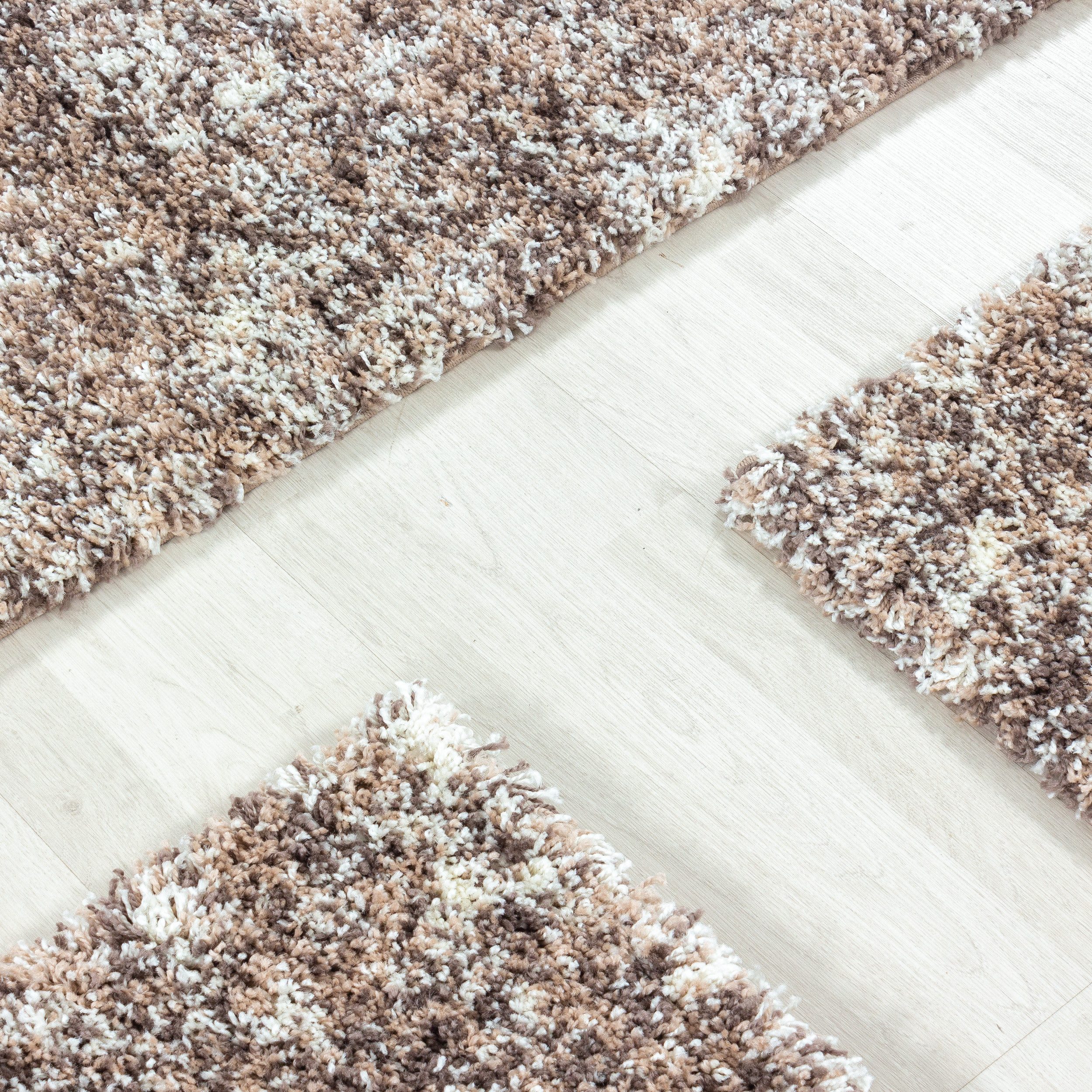 SIMPEX24 Hochflor-Bettumrandung Unicolor - Einfarbig, Höhe 30 mm, (Bett-Set günstig online kaufen